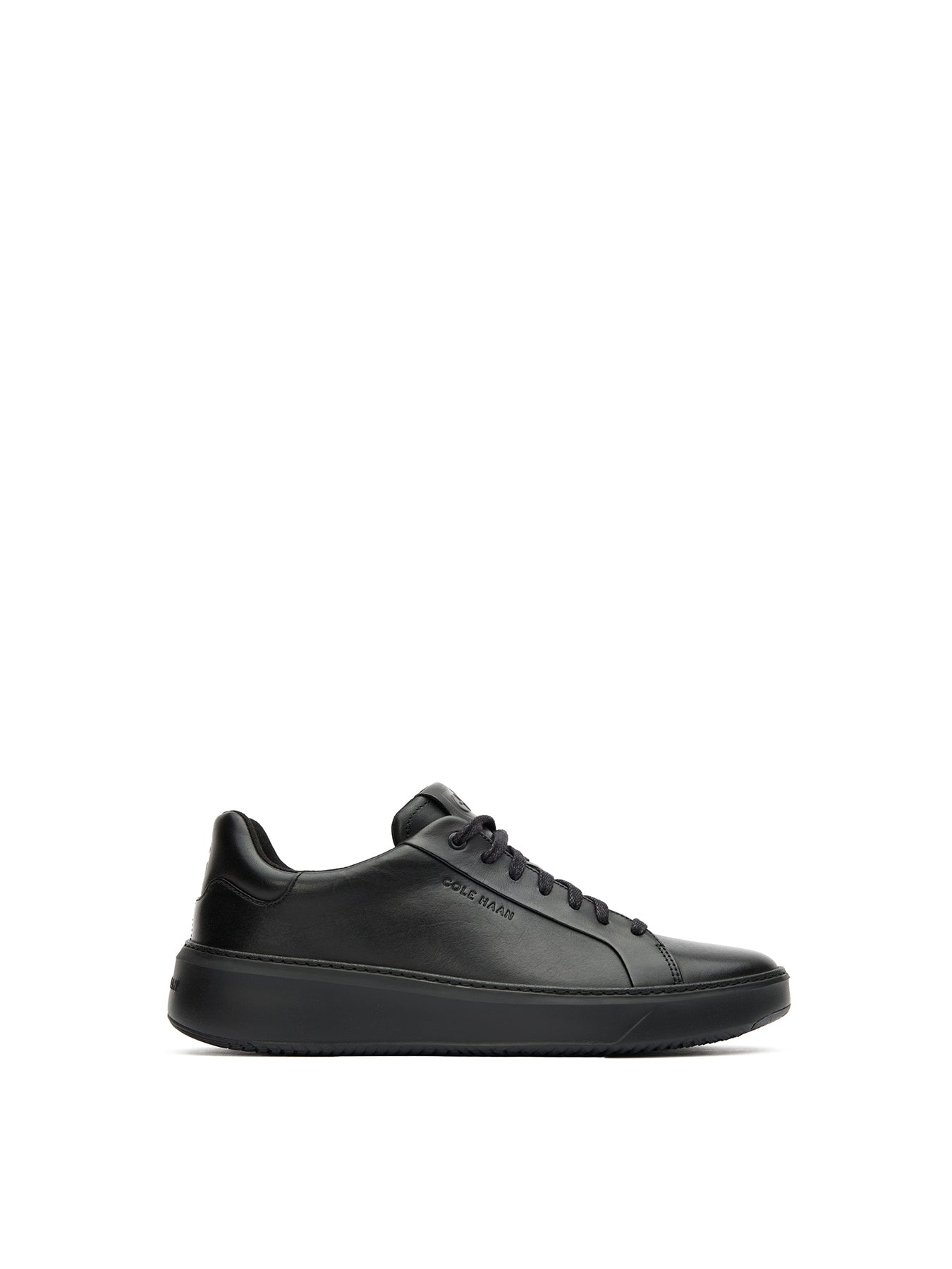 GrandPro Topspin Leather Trainers - Black