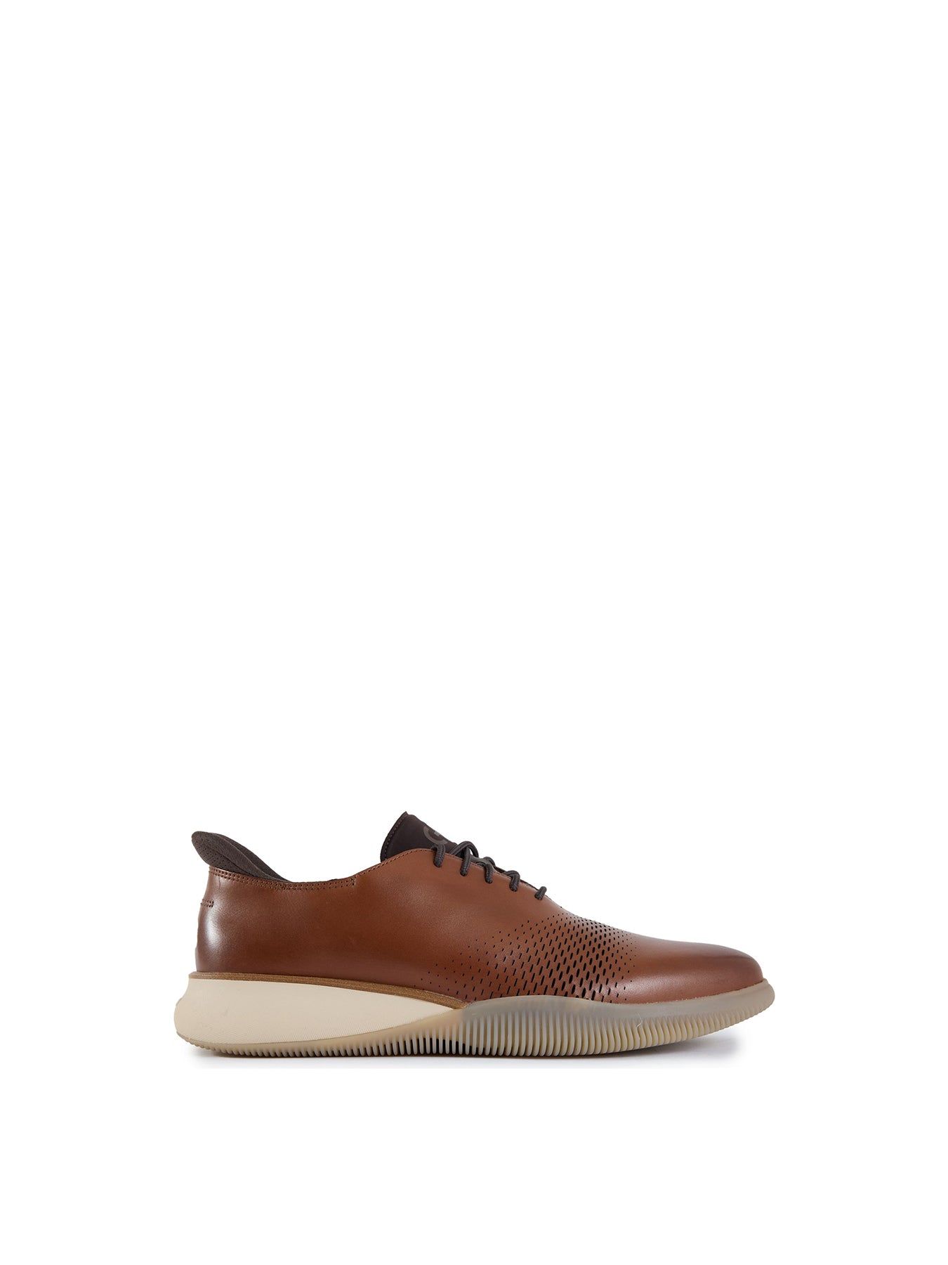 6 ZerøGrand Laser Quick-On Leather Shoes - Tan