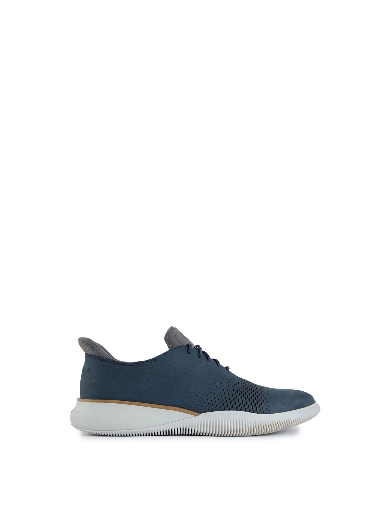6 ZerøGrand Laser Quick-On Nubuck-Inspired Shoes - Blue