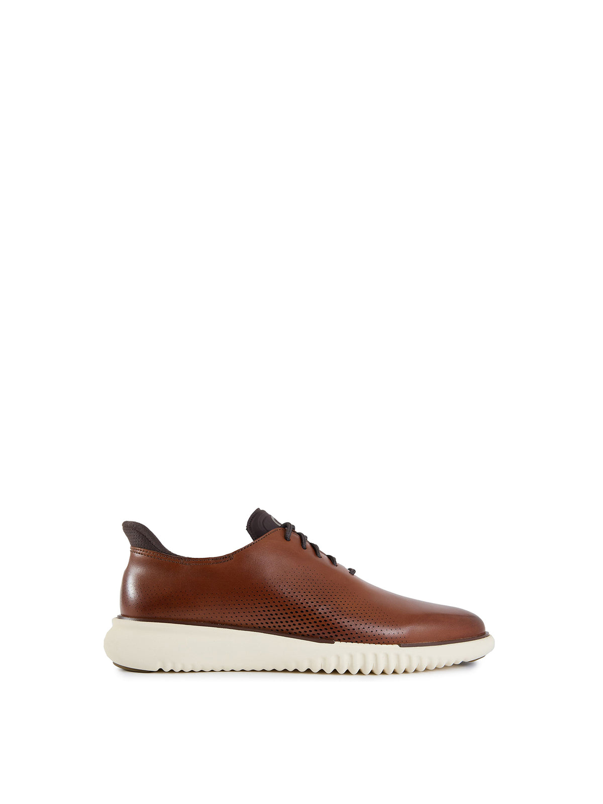 ZerøGrand Evo Laser Oxford Leather-Inspired Shoes - Tan