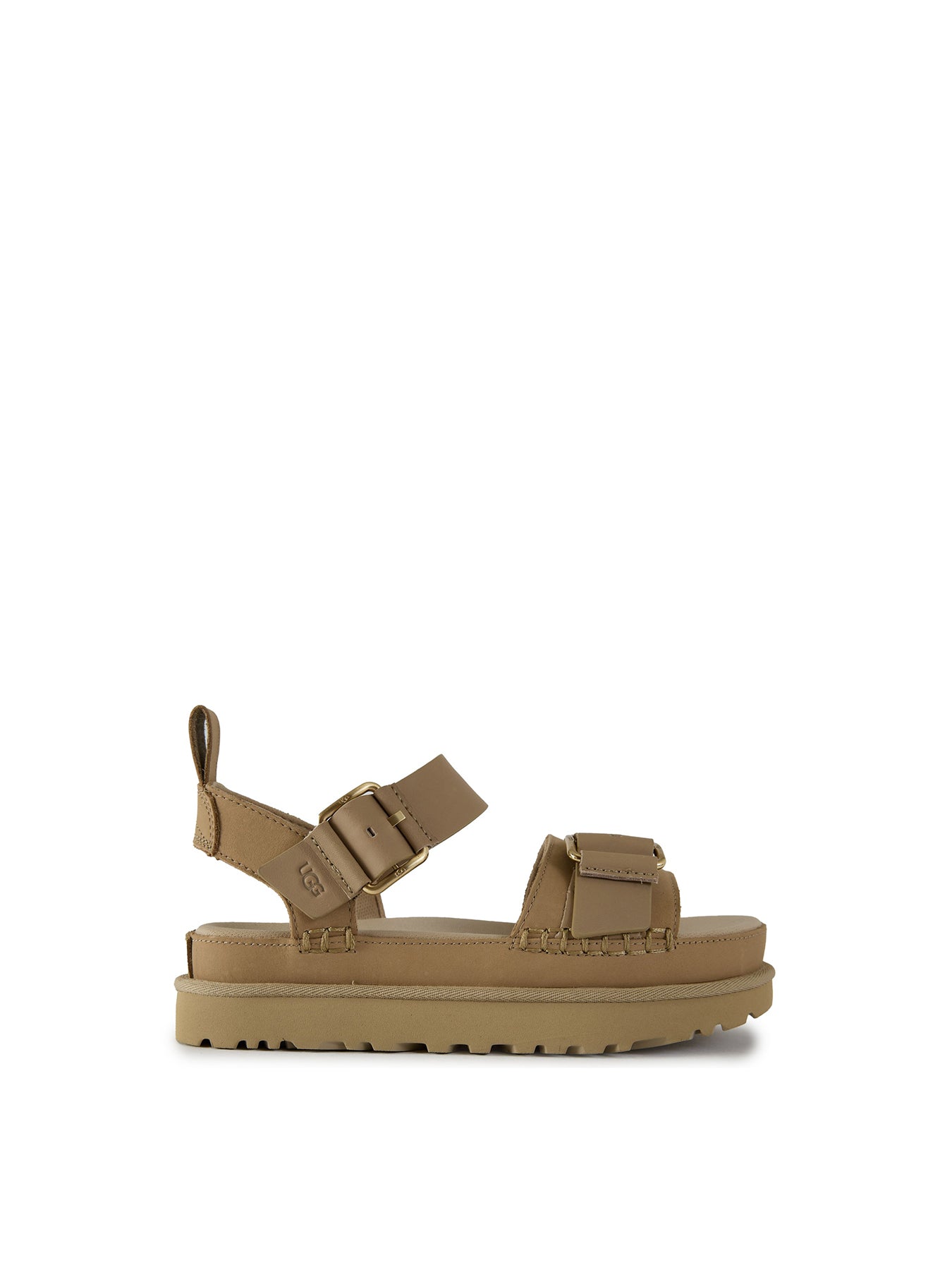 Goldenstar Villa Suede-Inspired Sandals - Mustard Seed