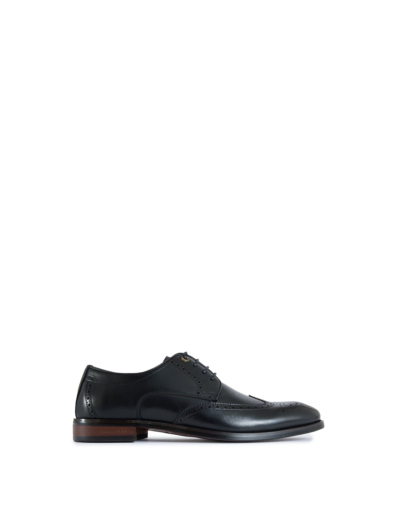 Jones Brogue Suede Shoes - Black