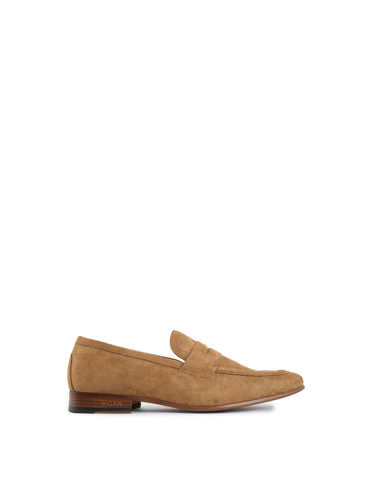 Vegan Kola Microfibre Loafers - Tan