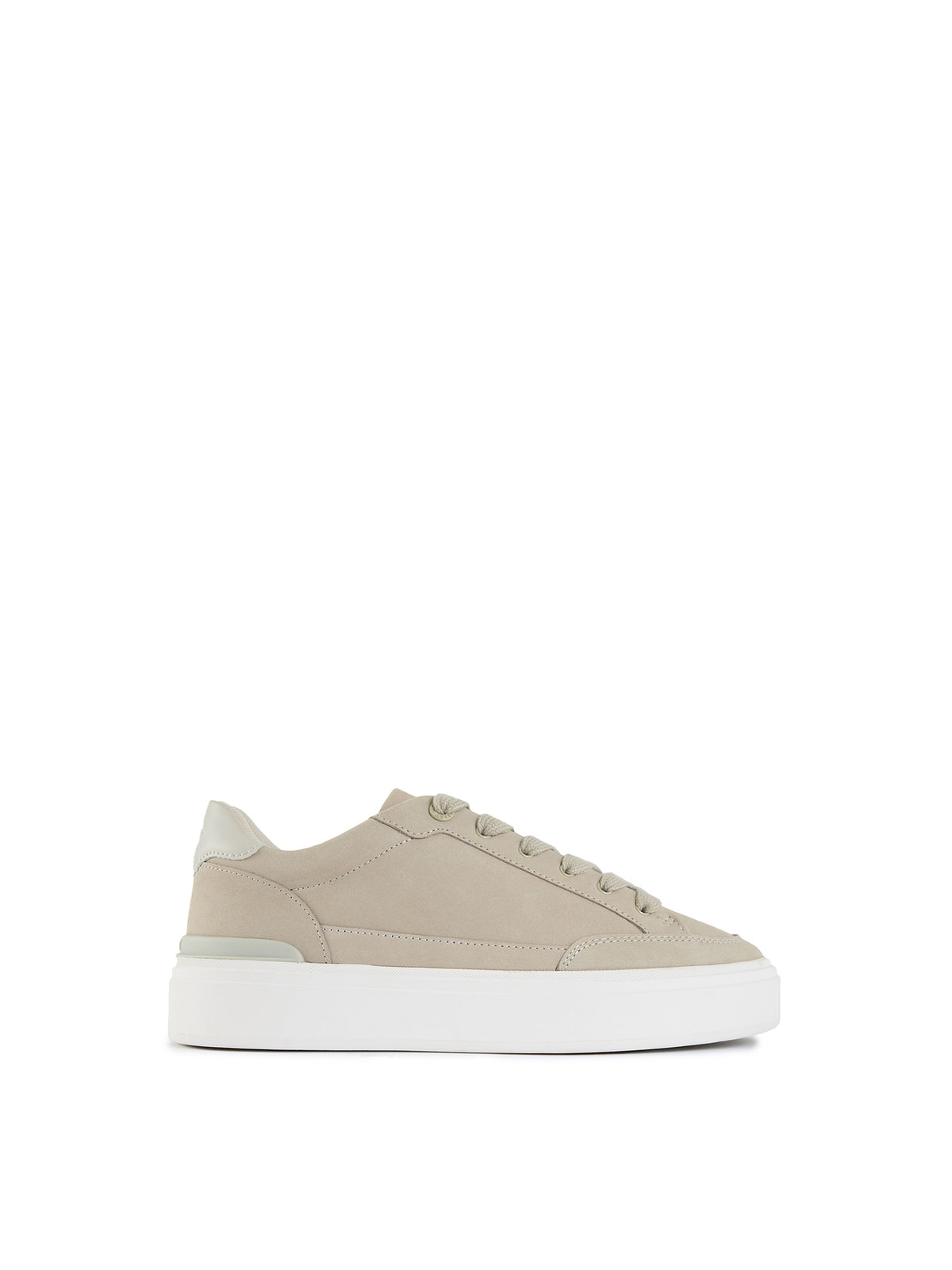Lansbury Leather-Inspired Trainers - Natural