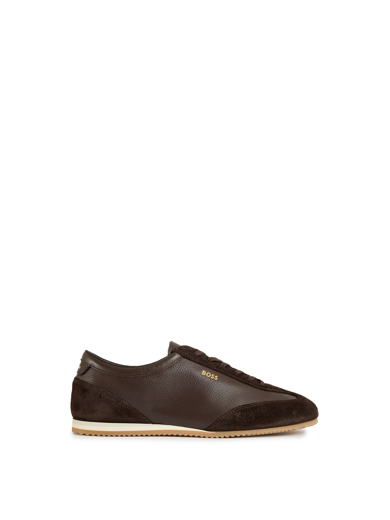 Lineor Lowp Leather-Inspired Trainers - Brown