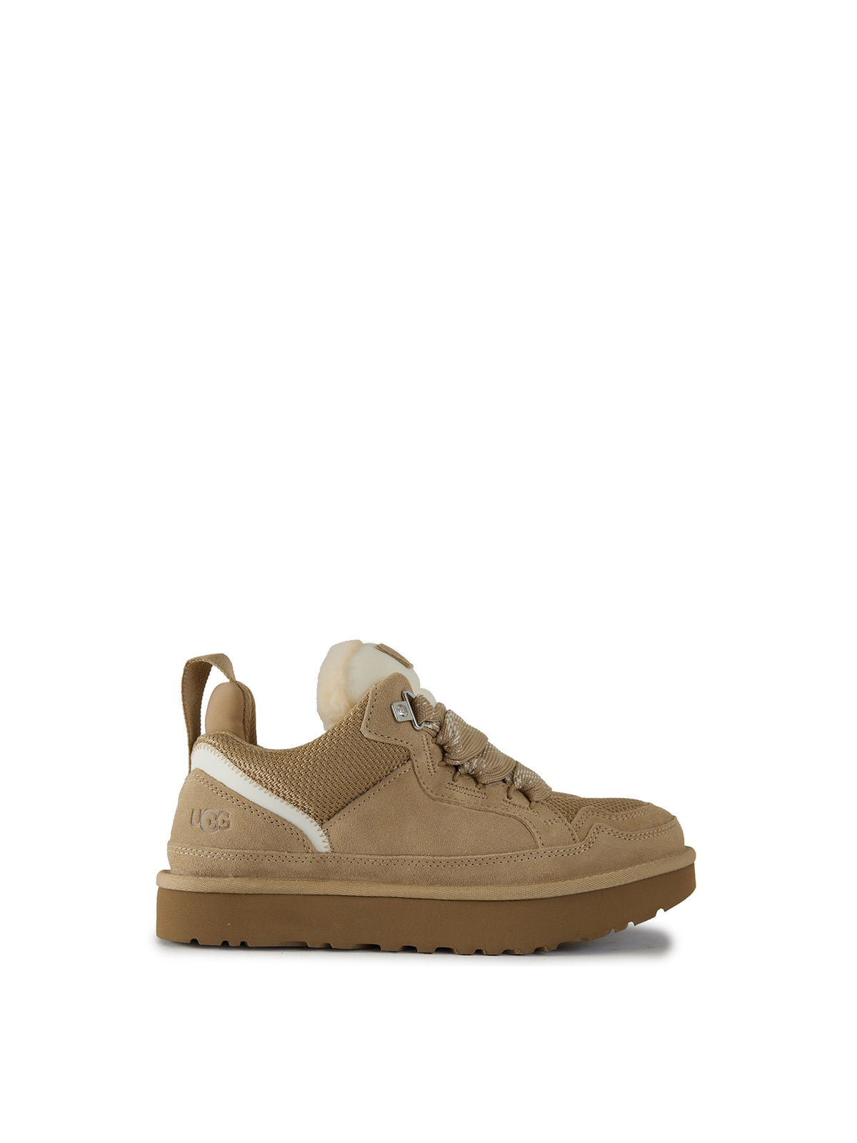 Lowmel Suede-Inspired Trainers - Sand