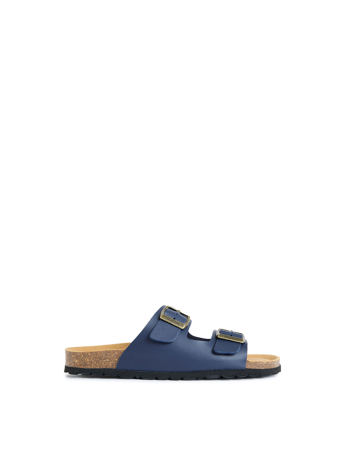 Vegan Mango Comfort Footbed Sandals - Navy