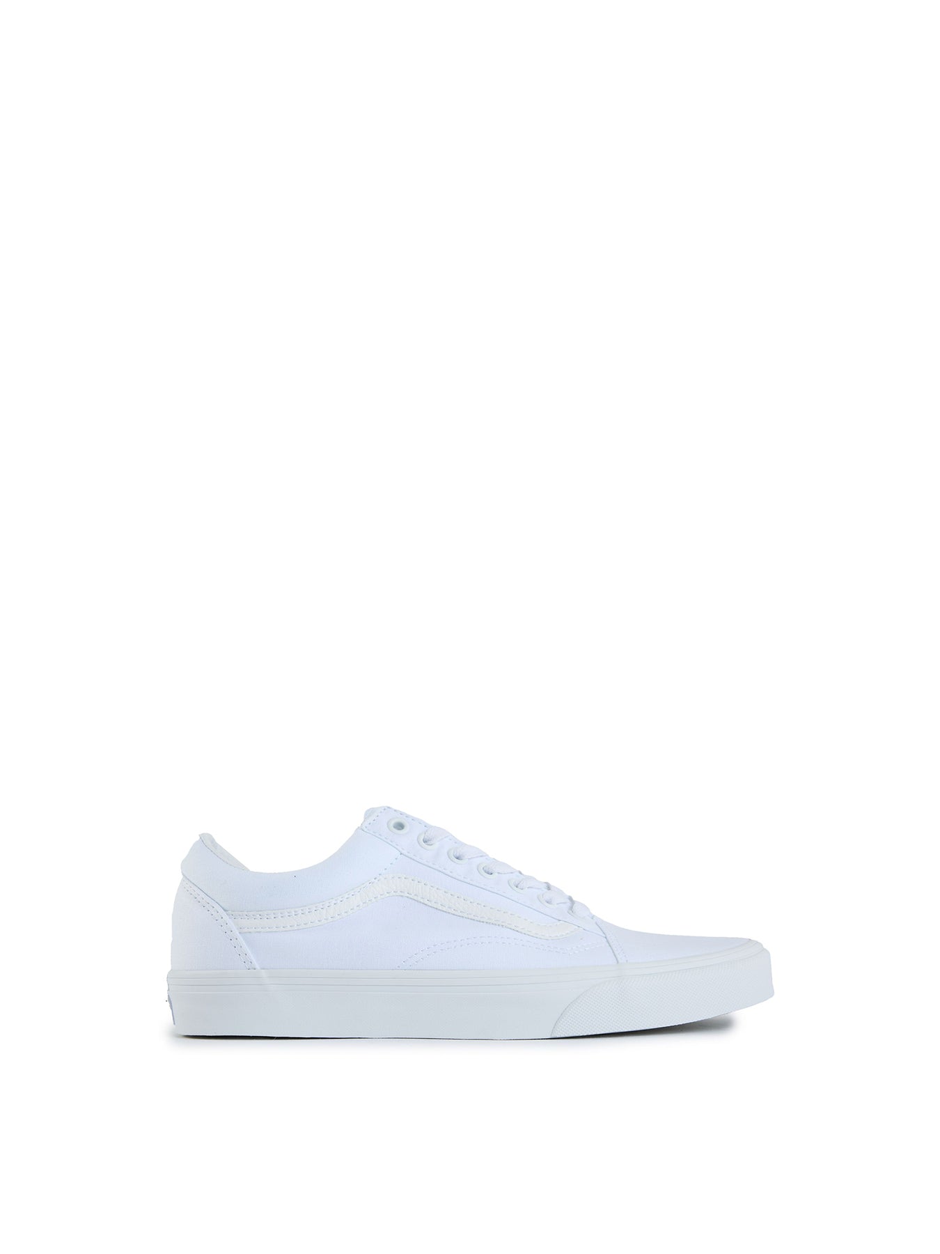 Old Skool Canvas Trainers - Mono White