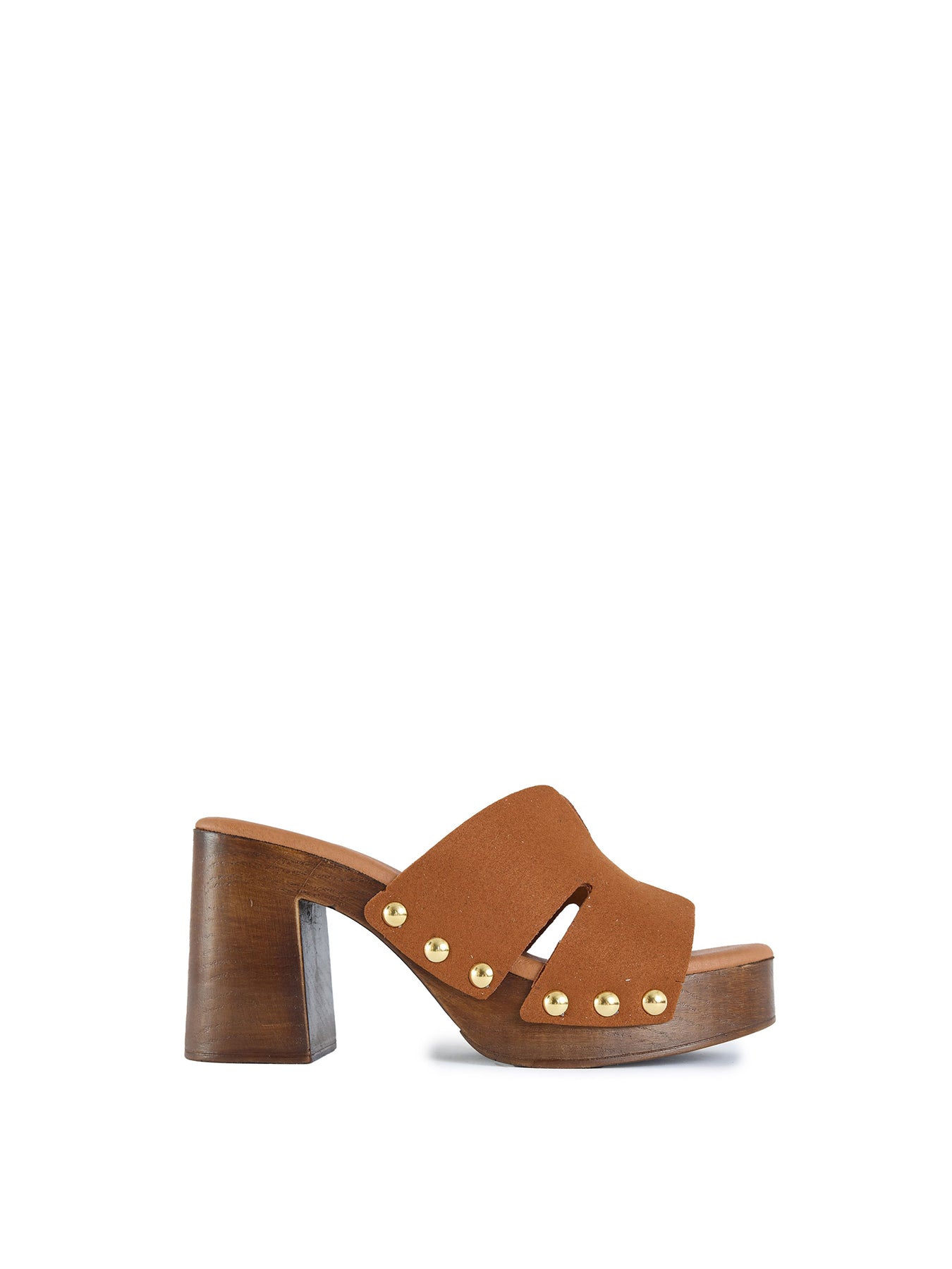 Vegan Oxi Clog Sandals - Tan