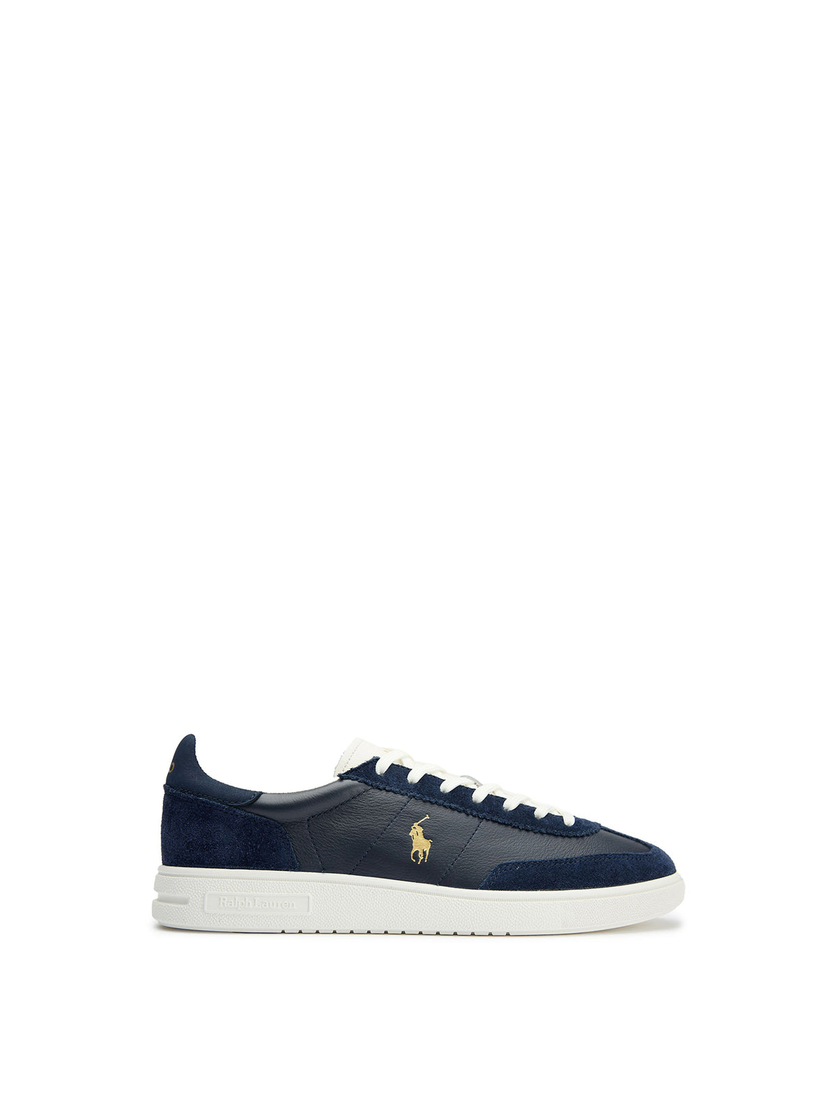 Bedford PP Leather-Inspired Trainers - Navy / White