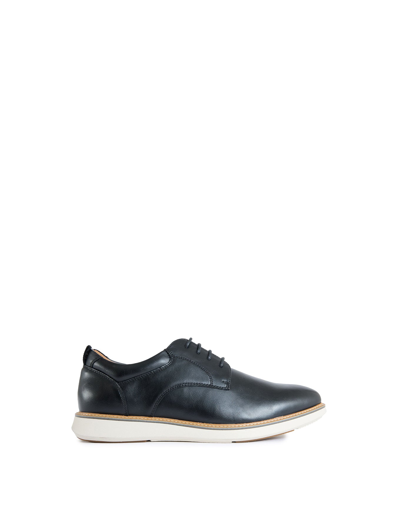 Vegan Quinoa Leisure Derby Shoes - Black