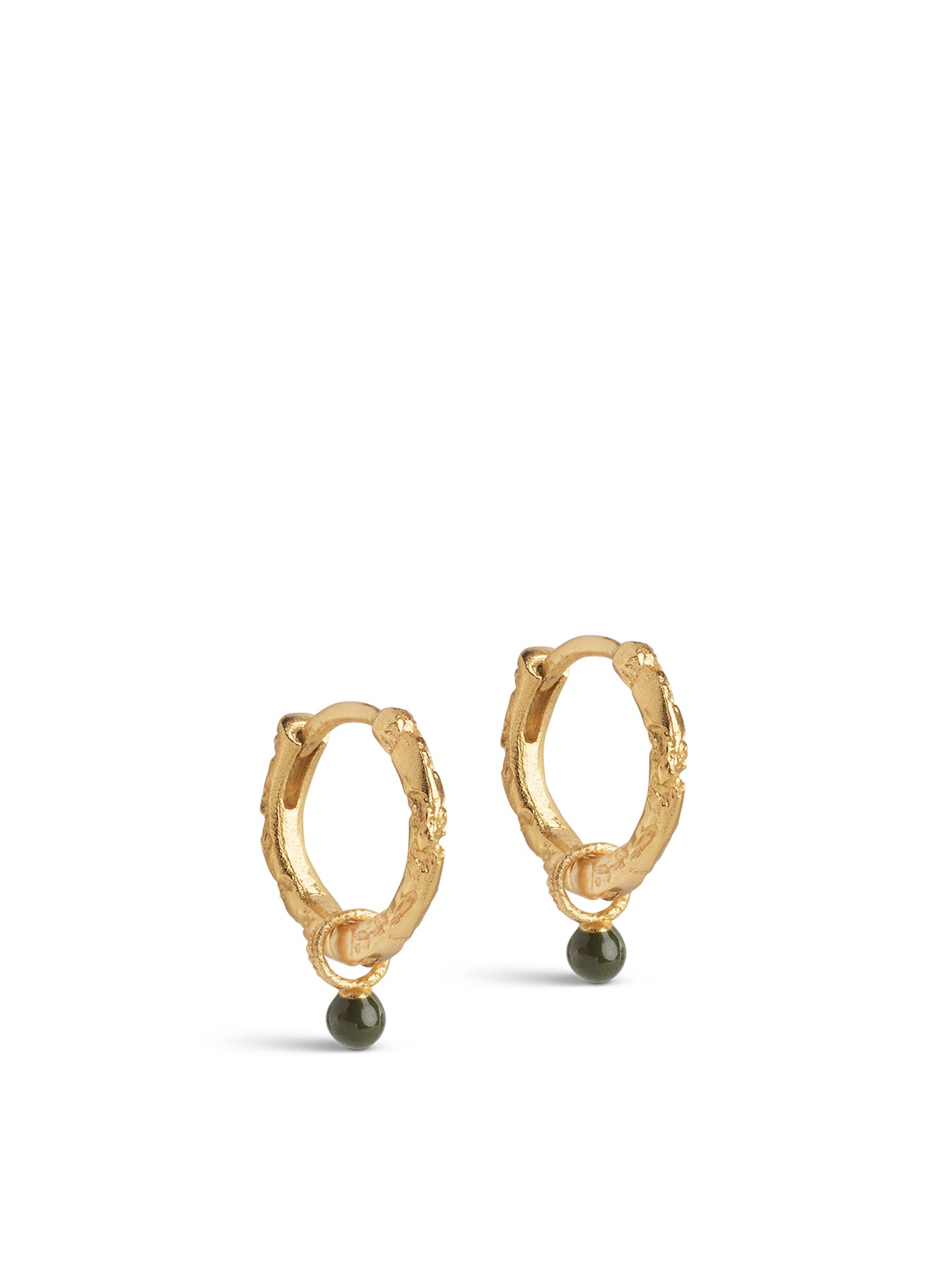 18kt Gold-Plated Belle Hoop Earrings