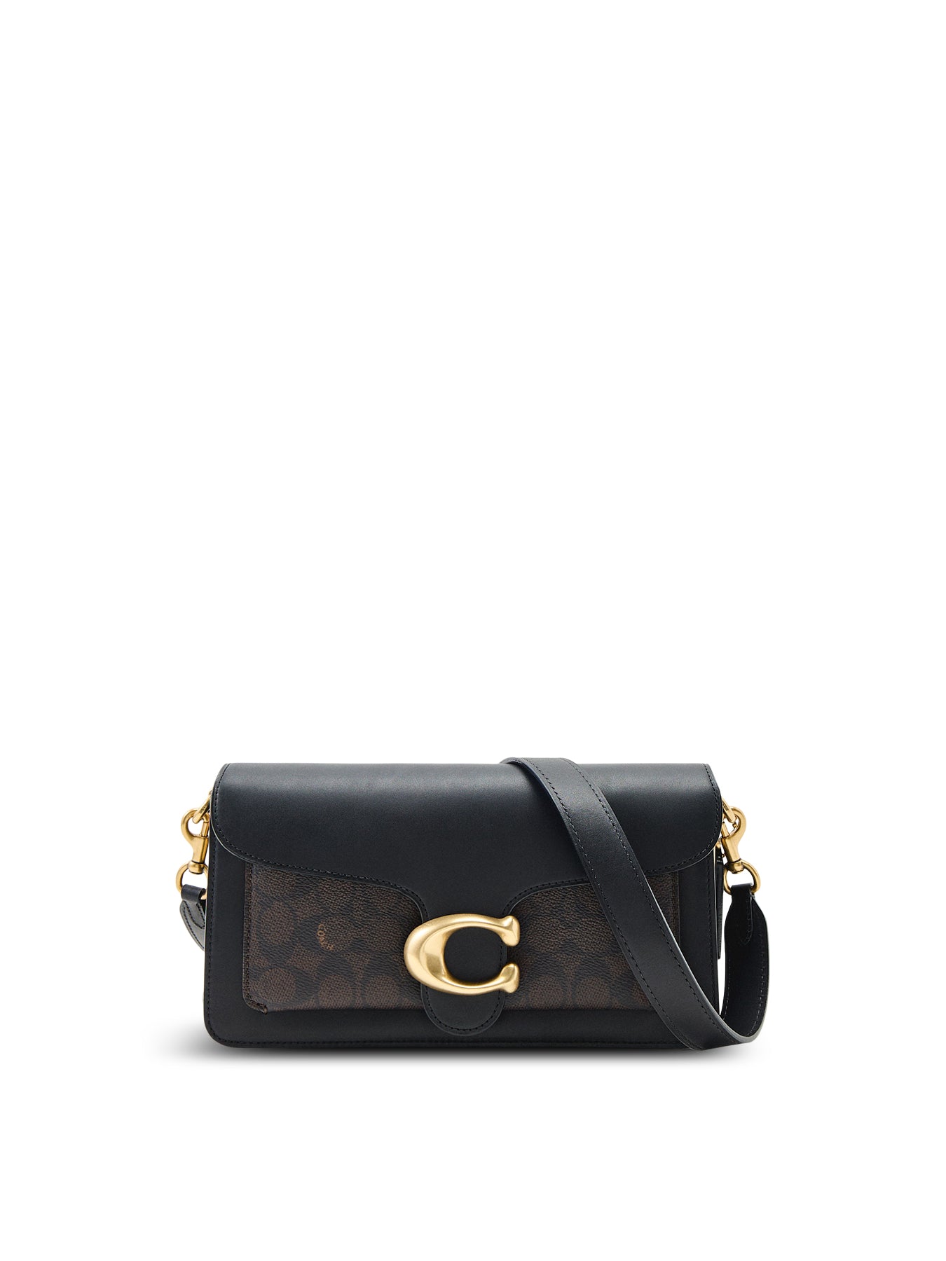 Signature Leather Tabby Shoulder Bag 26 - Walnut Black