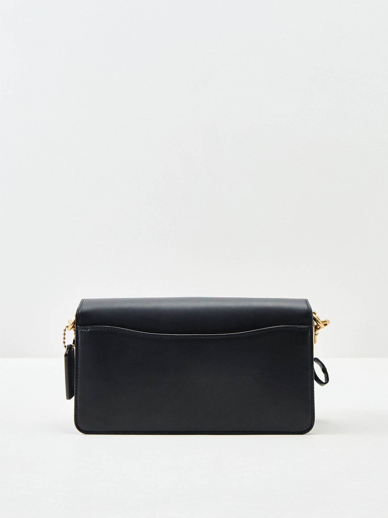 Signature Leather Tabby Shoulder Bag 26 - Walnut Black