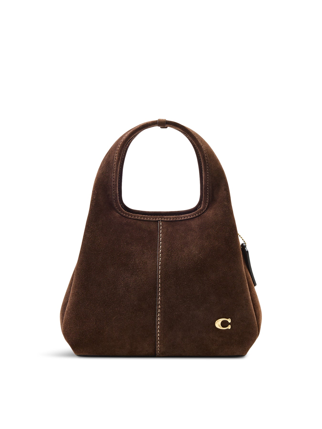 Suede Lana Shoulder Bag 23 - Dark Chocolate