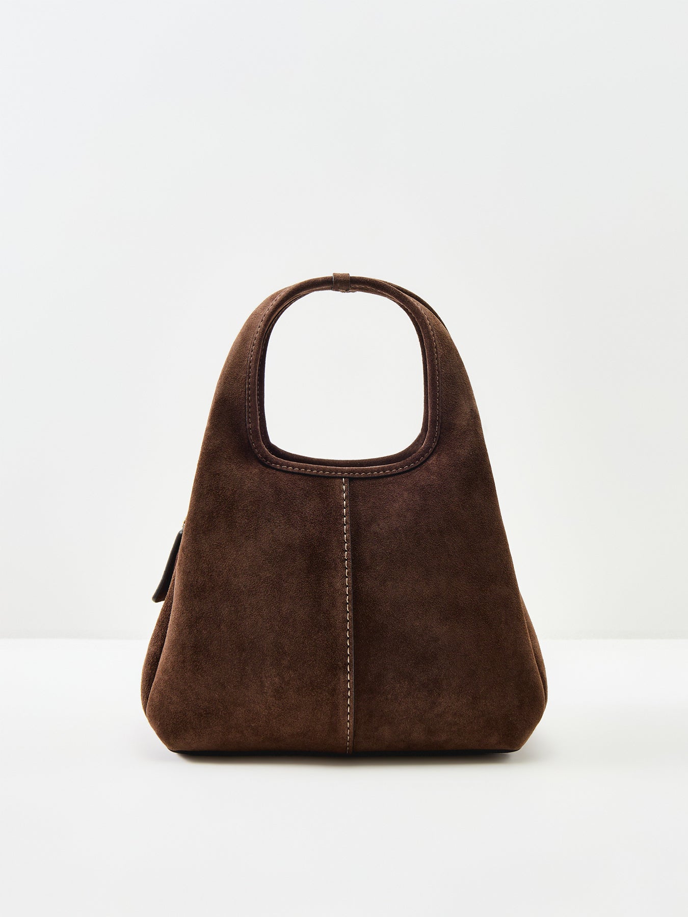 Suede Lana Shoulder Bag 23 - Dark Chocolate