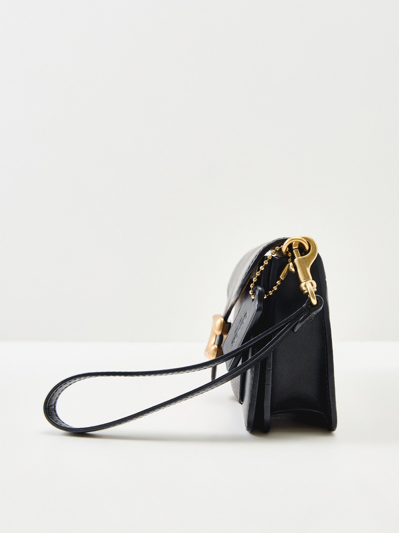 Signature Leather Tabby Chain Crossbody 19 - Walnut Black
