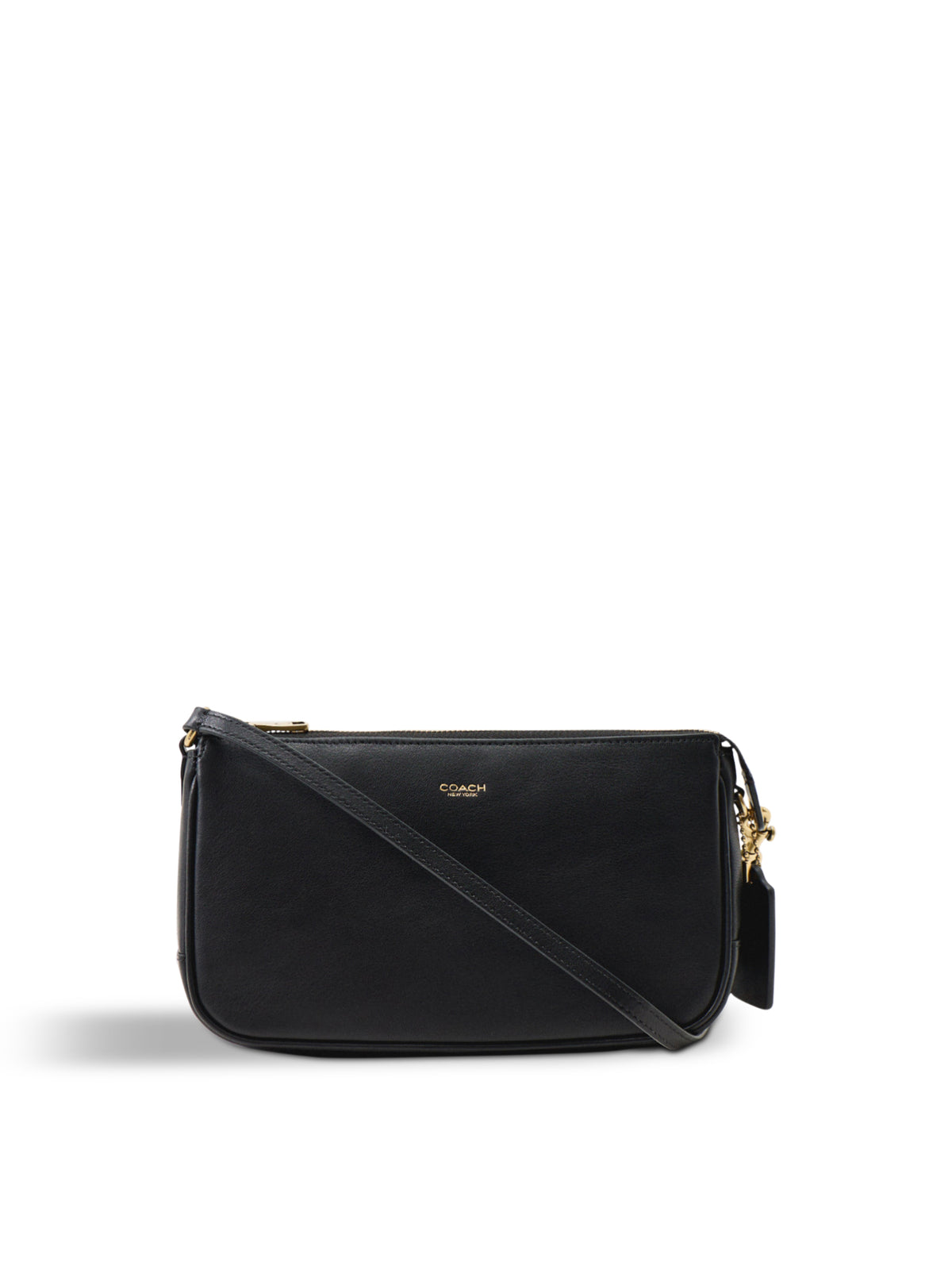 Plaza Natural Grain Leather Bag – Black