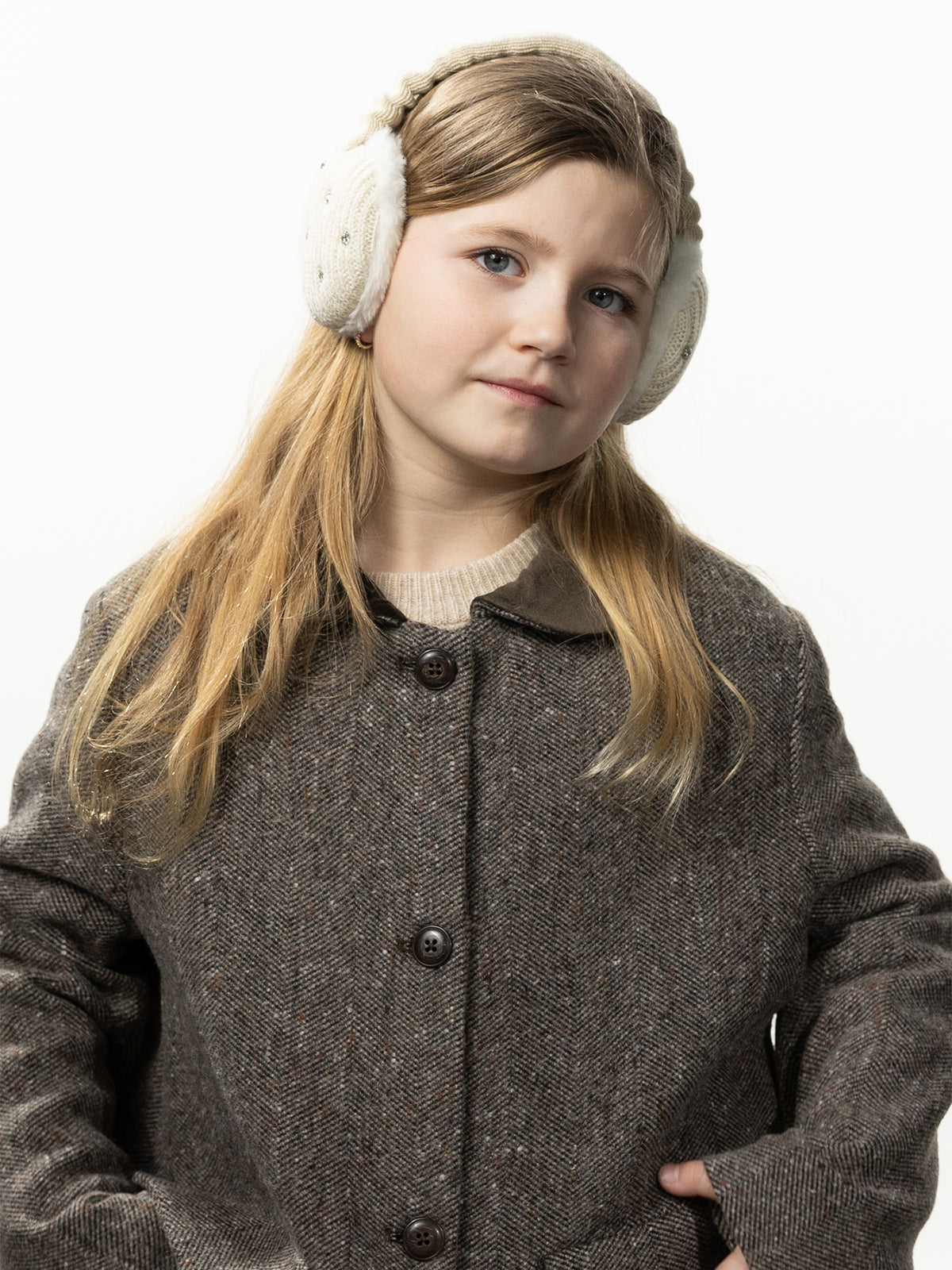 Glitzzers Earmuffs - Cream
