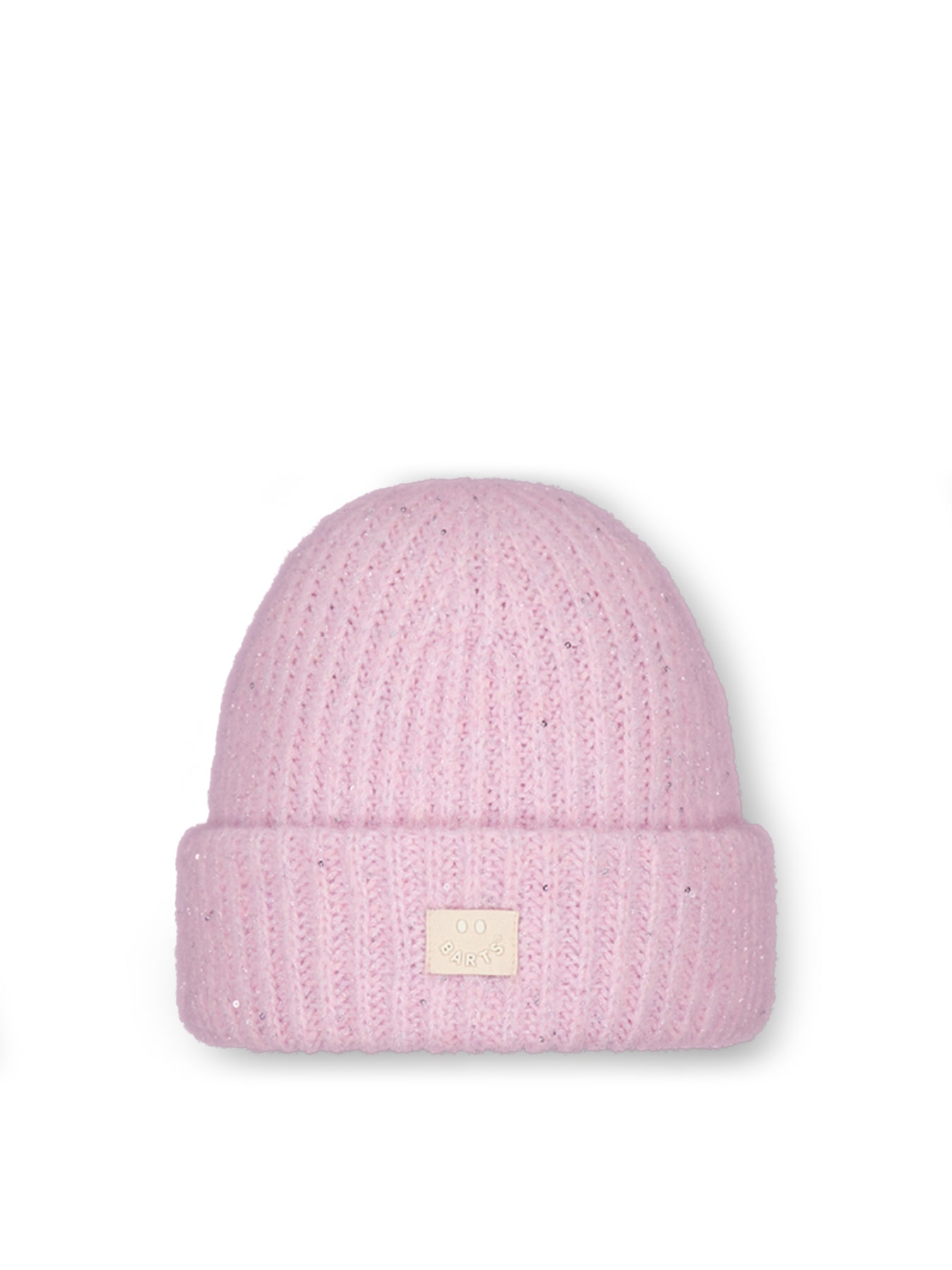 Wool Blend Glitsch Kids Beanie - Light Pink