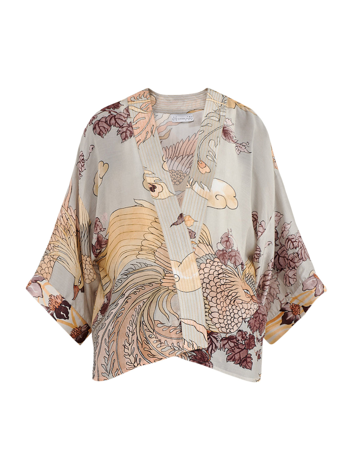 Women's Phoenix Modal-Blend Short Kimono