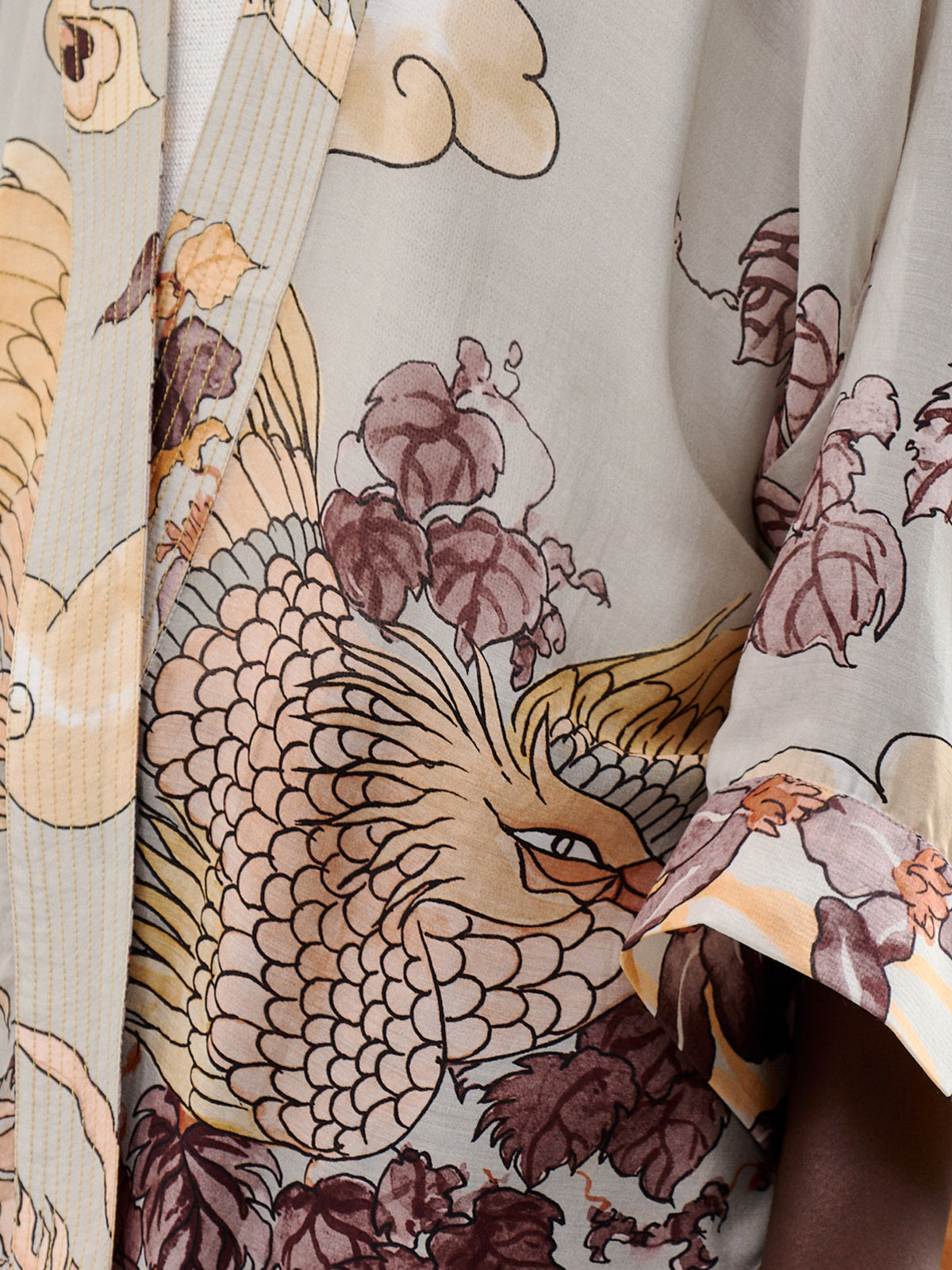 Women's Phoenix Modal-Blend Short Kimono