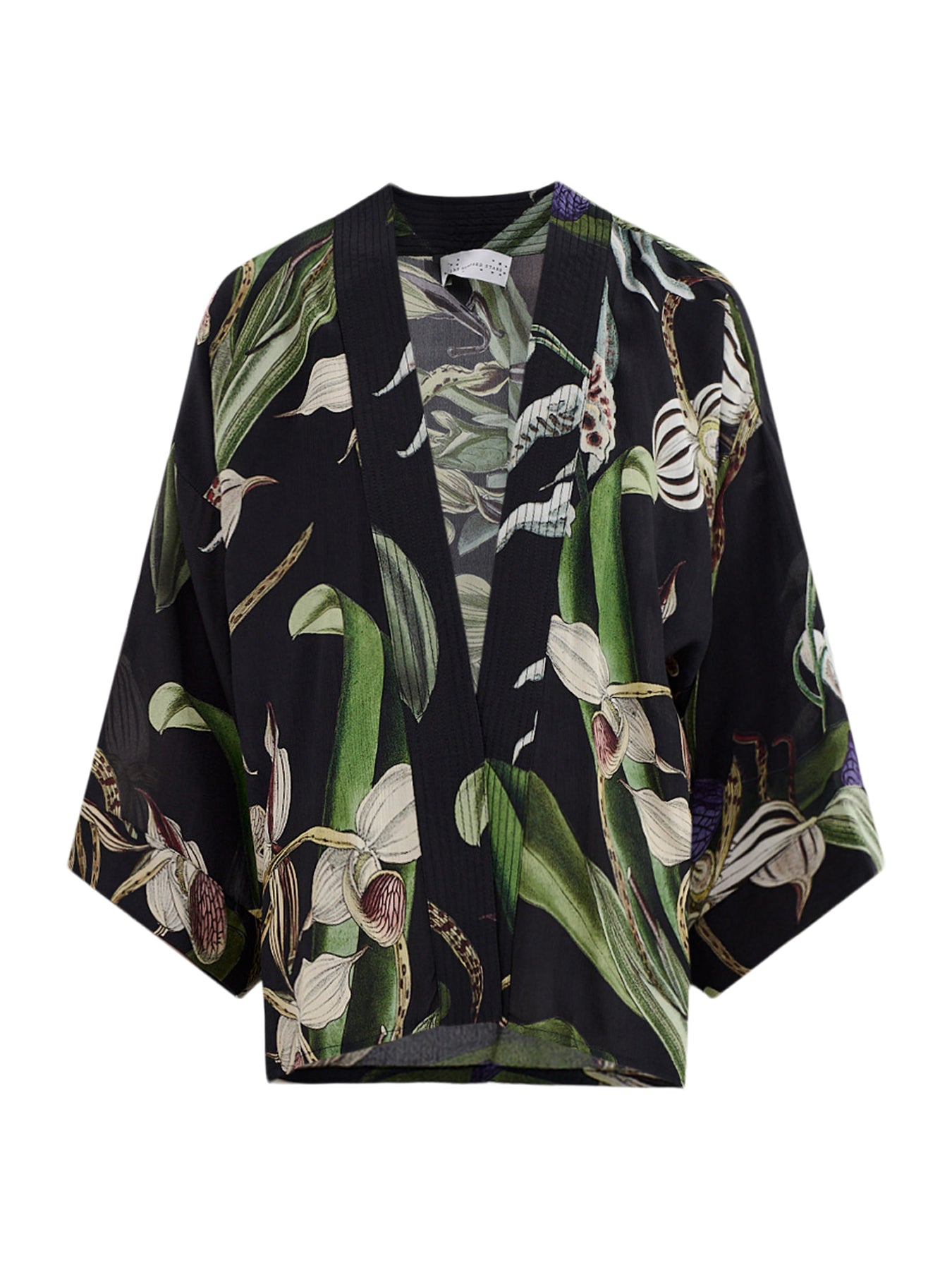 Women's Orchid Crepe Modal-Blend Short Kimono