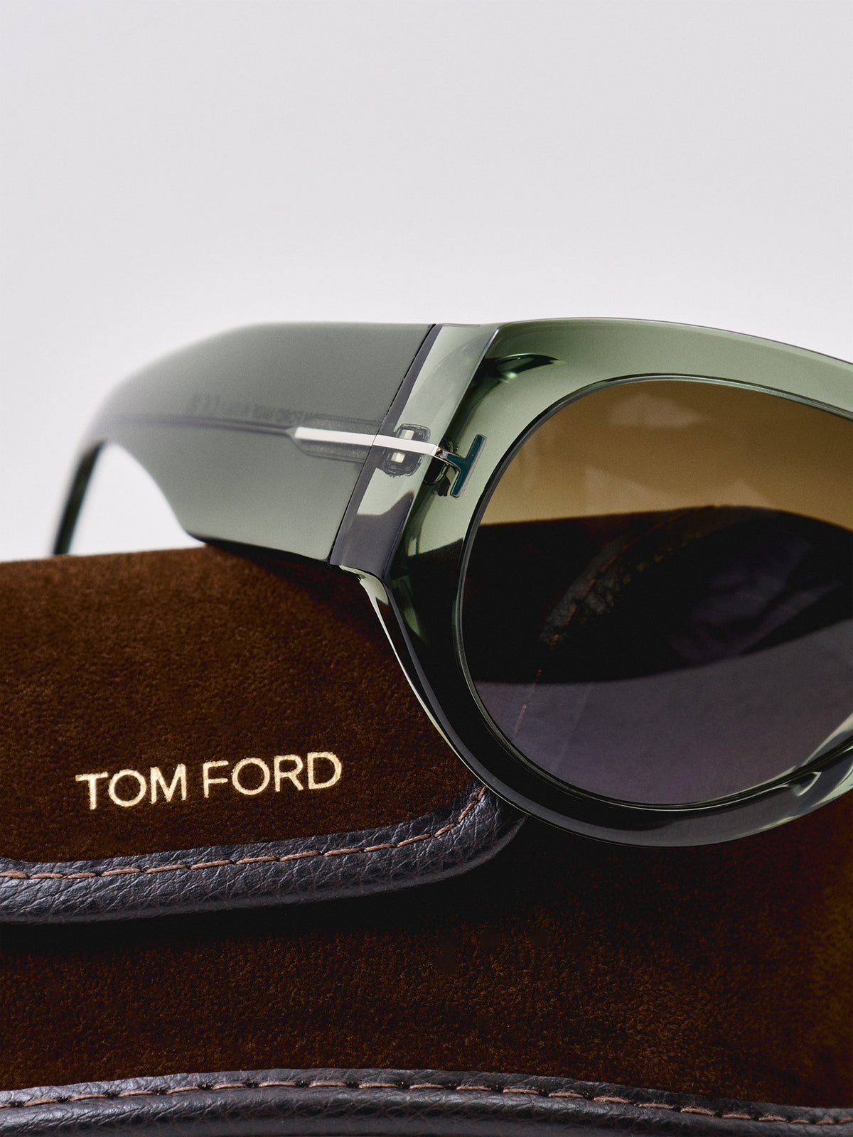 BRONSON shiny Green Sunglasses