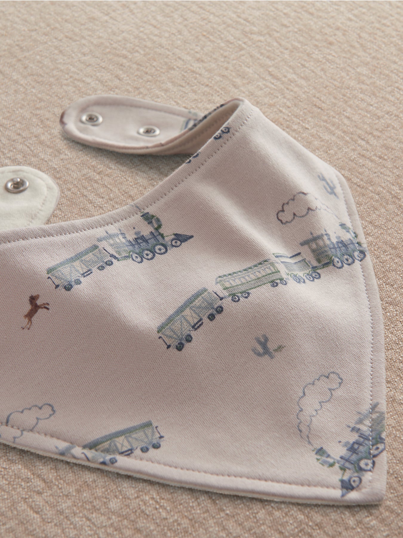 Baby Three Pack Blue Bibs