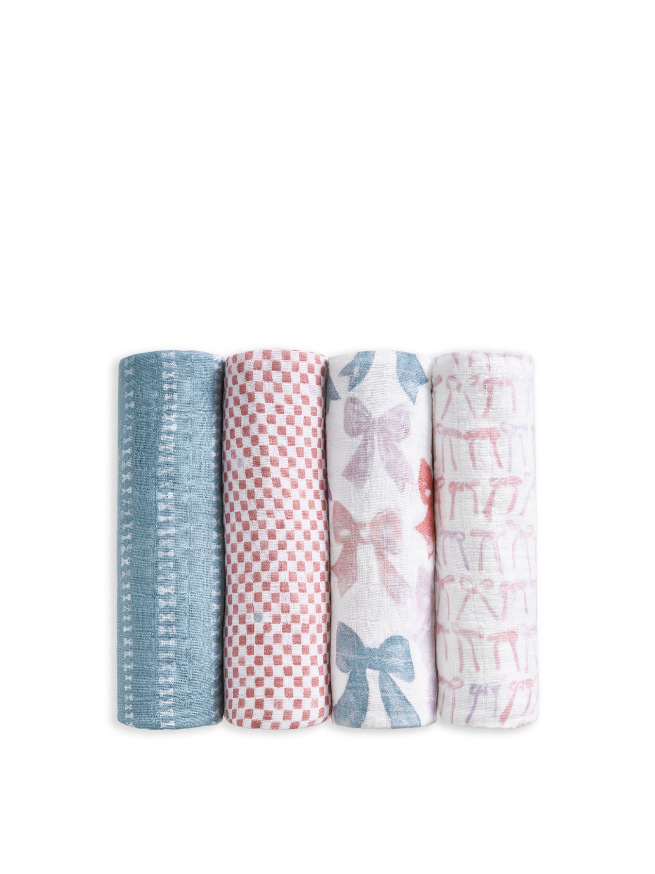 aden + anais Bow Atelier Muslin Swaddles Pack of 4