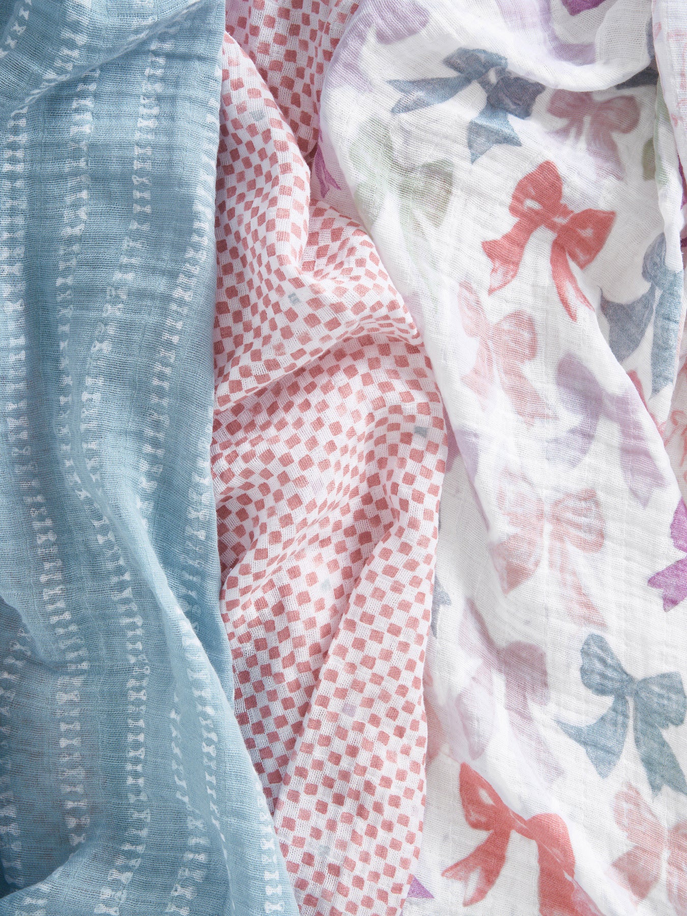 aden + anais Bow Atelier Muslin Swaddles Pack of 4