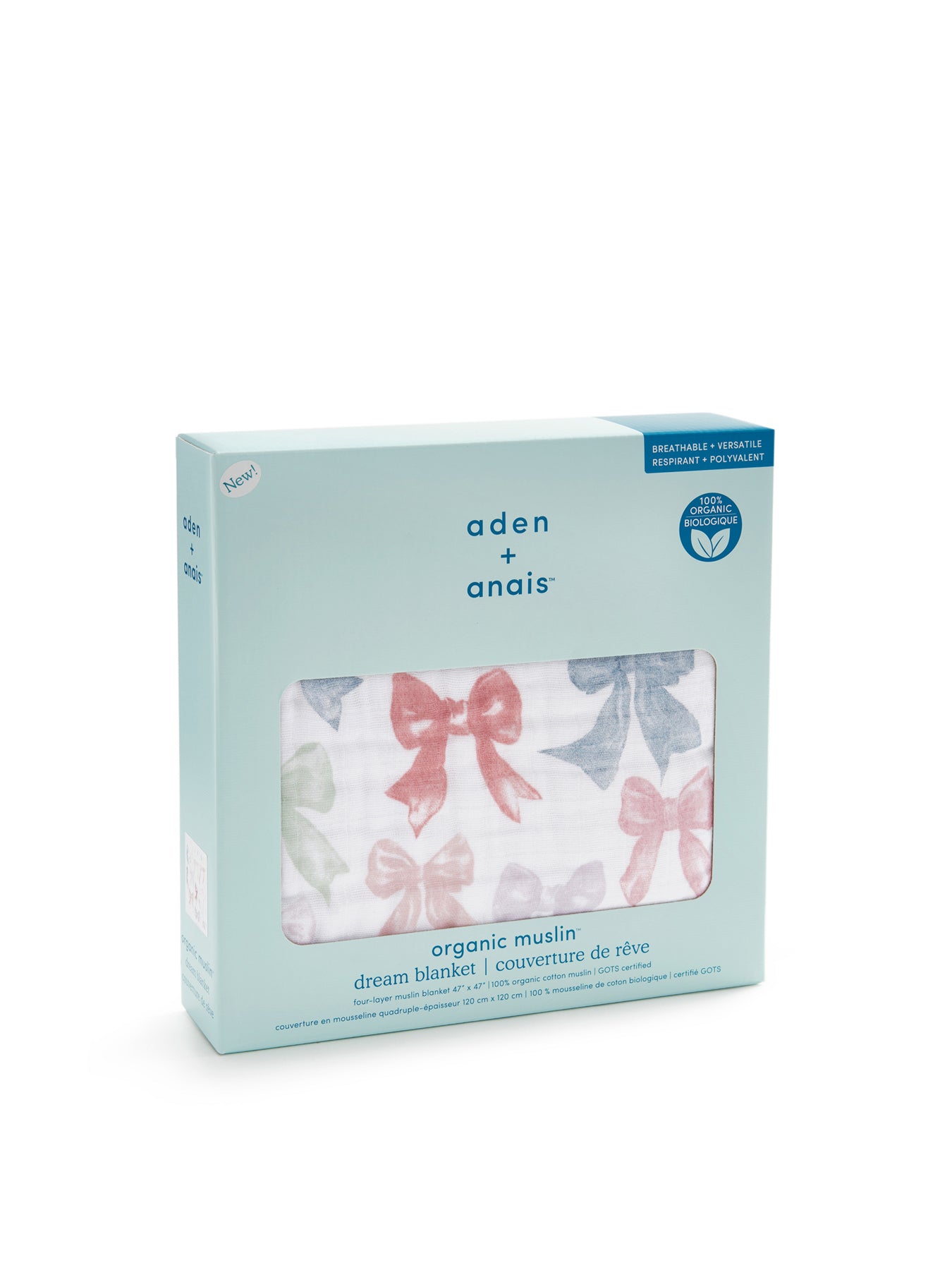 aden + anais Bow Atelier Muslin Dream Blanket