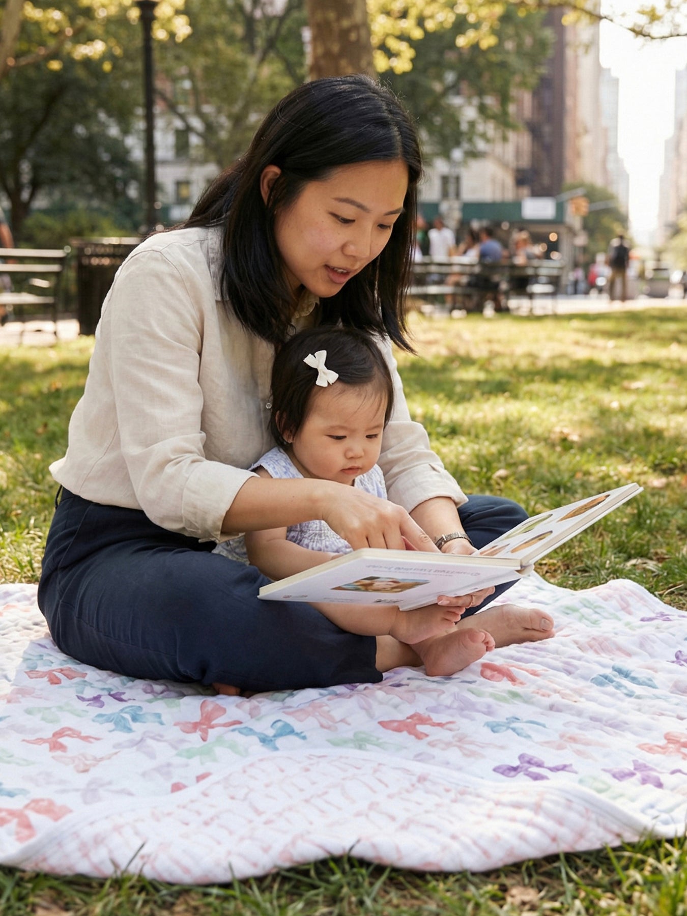 aden + anais Bow Atelier Muslin Dream Blanket