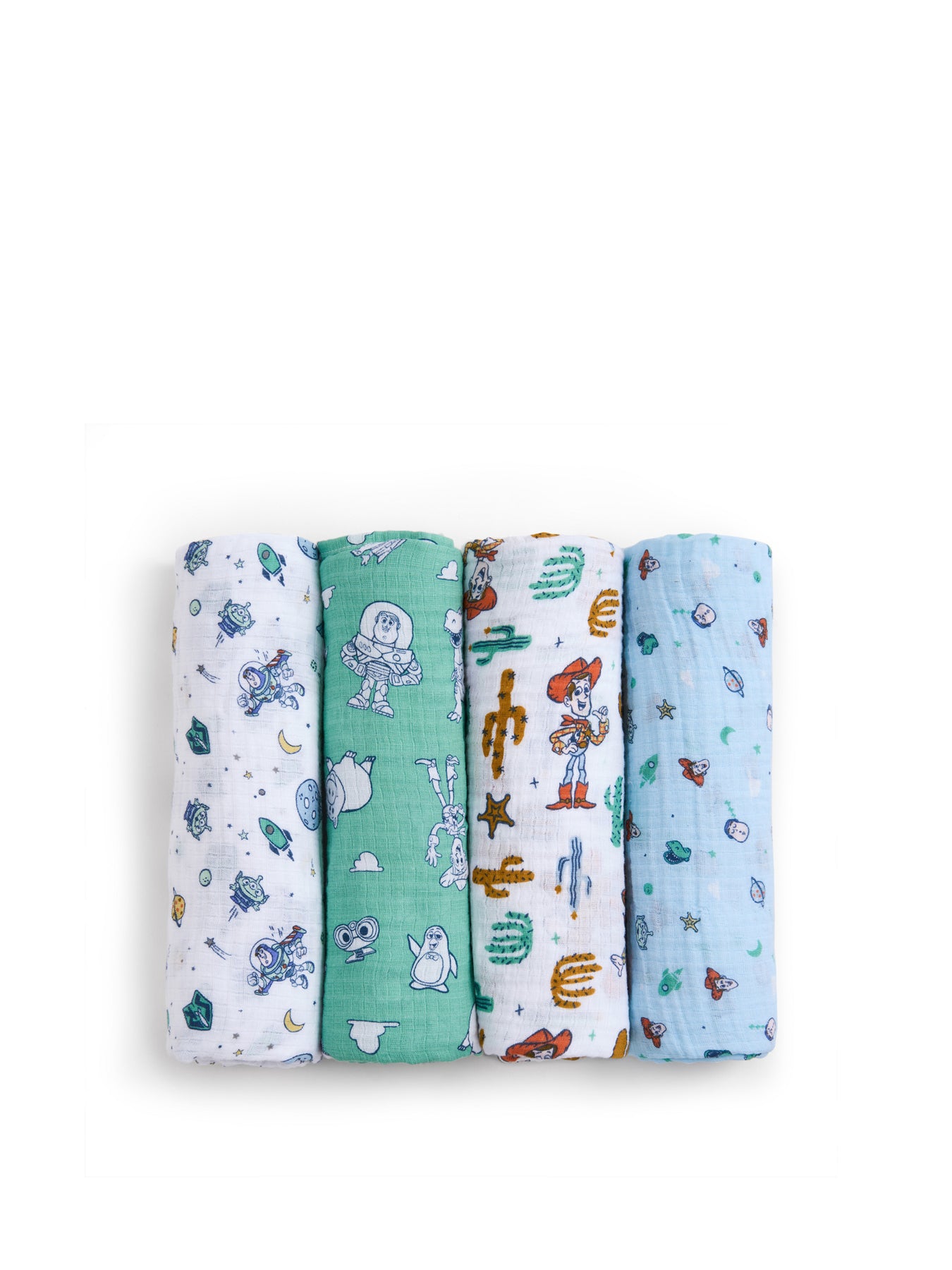 aden + anais Toy Story Muslin Swaddles Pack of 4
