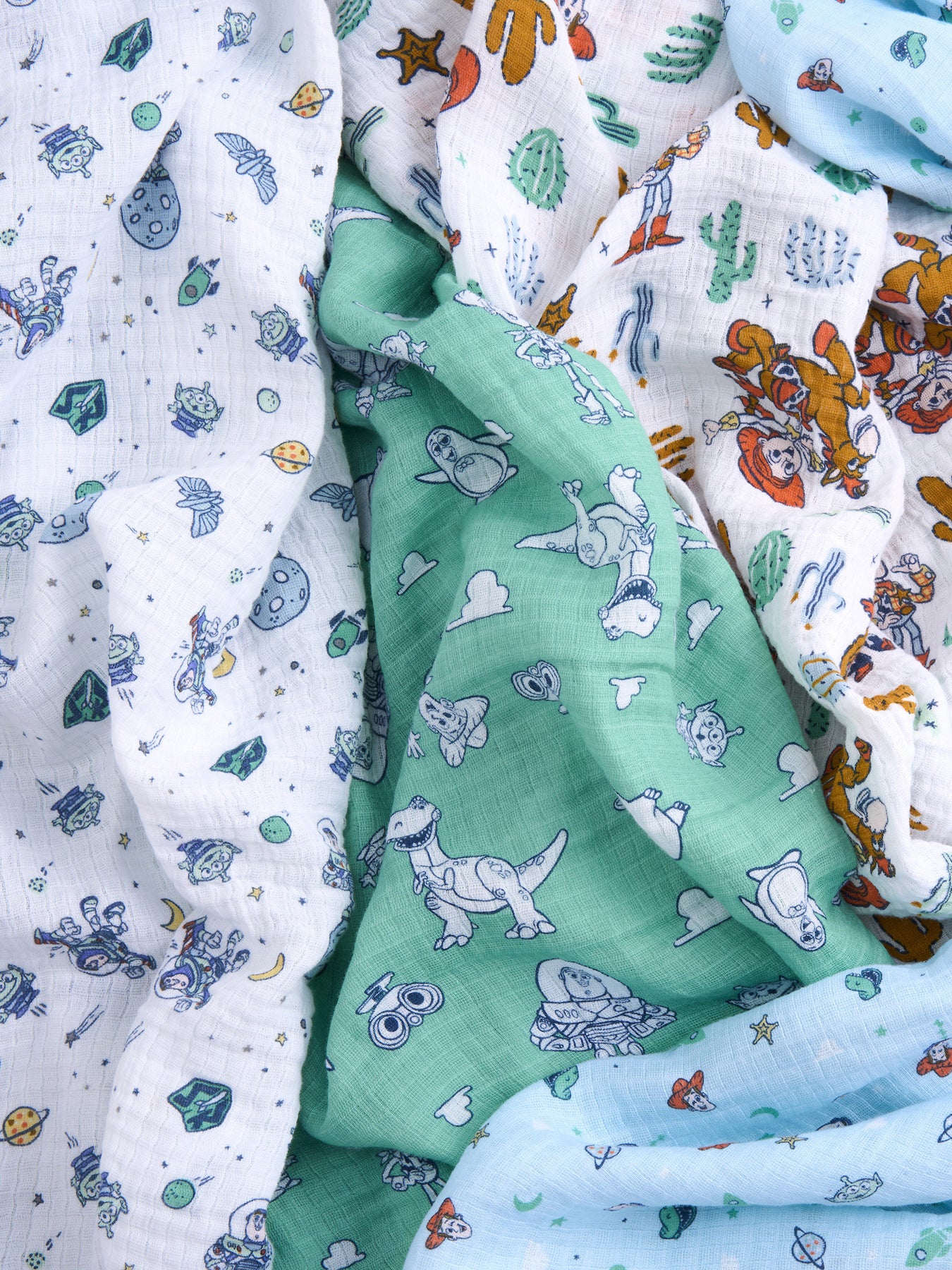 aden + anais Toy Story Muslin Swaddles Pack of 4