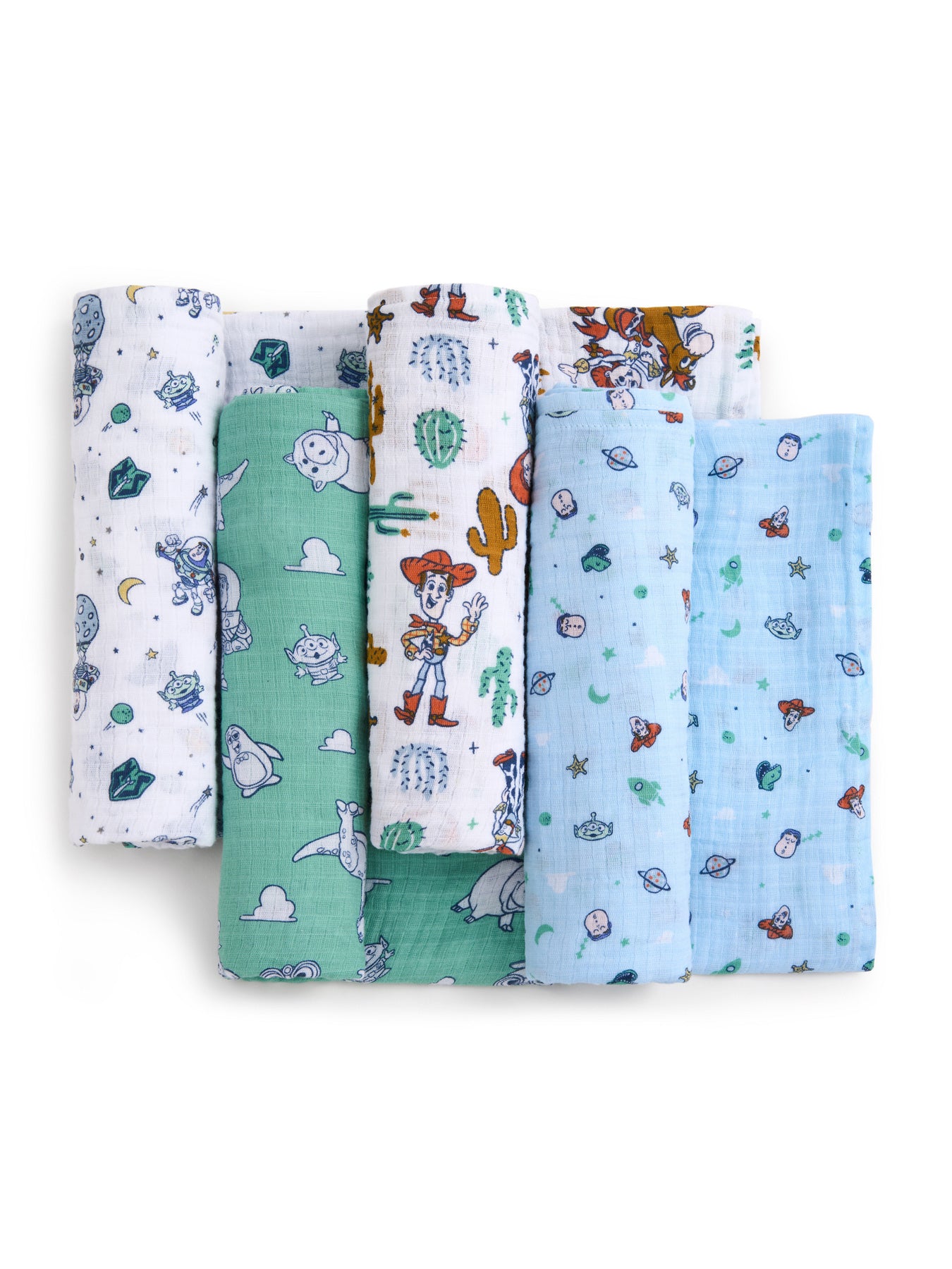 aden + anais Toy Story Muslin Swaddles Pack of 4