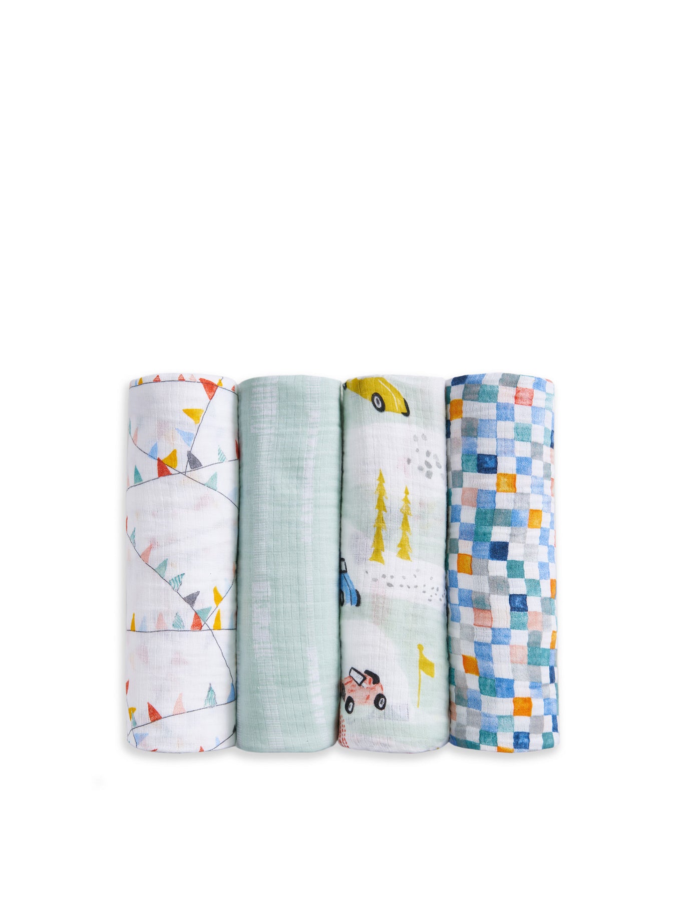 aden + anais Vintage Cars Muslin Swaddles Pack of 4