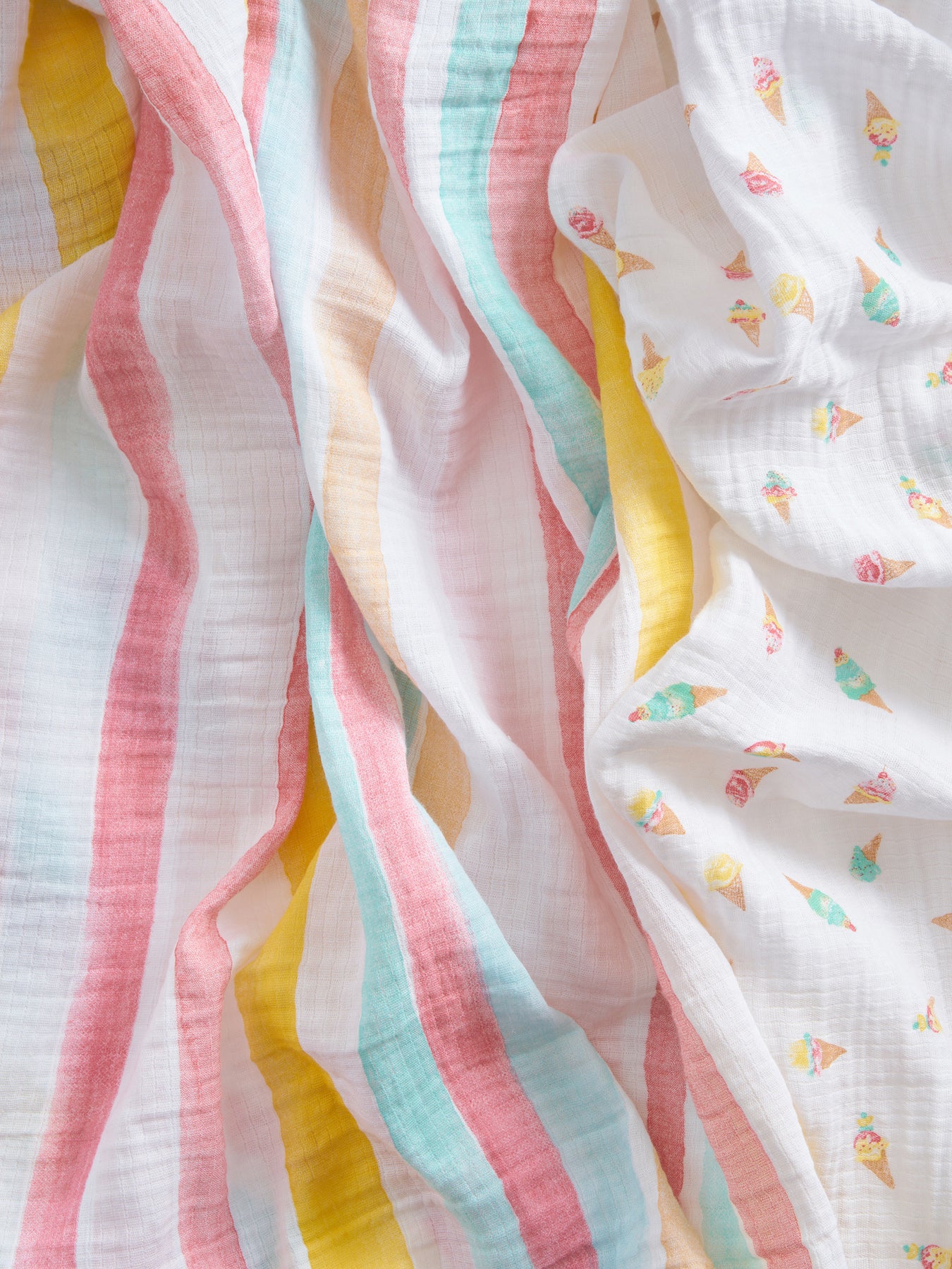 aden + anais Ice Cream Dreams Swaddle Blankets Pack of 2