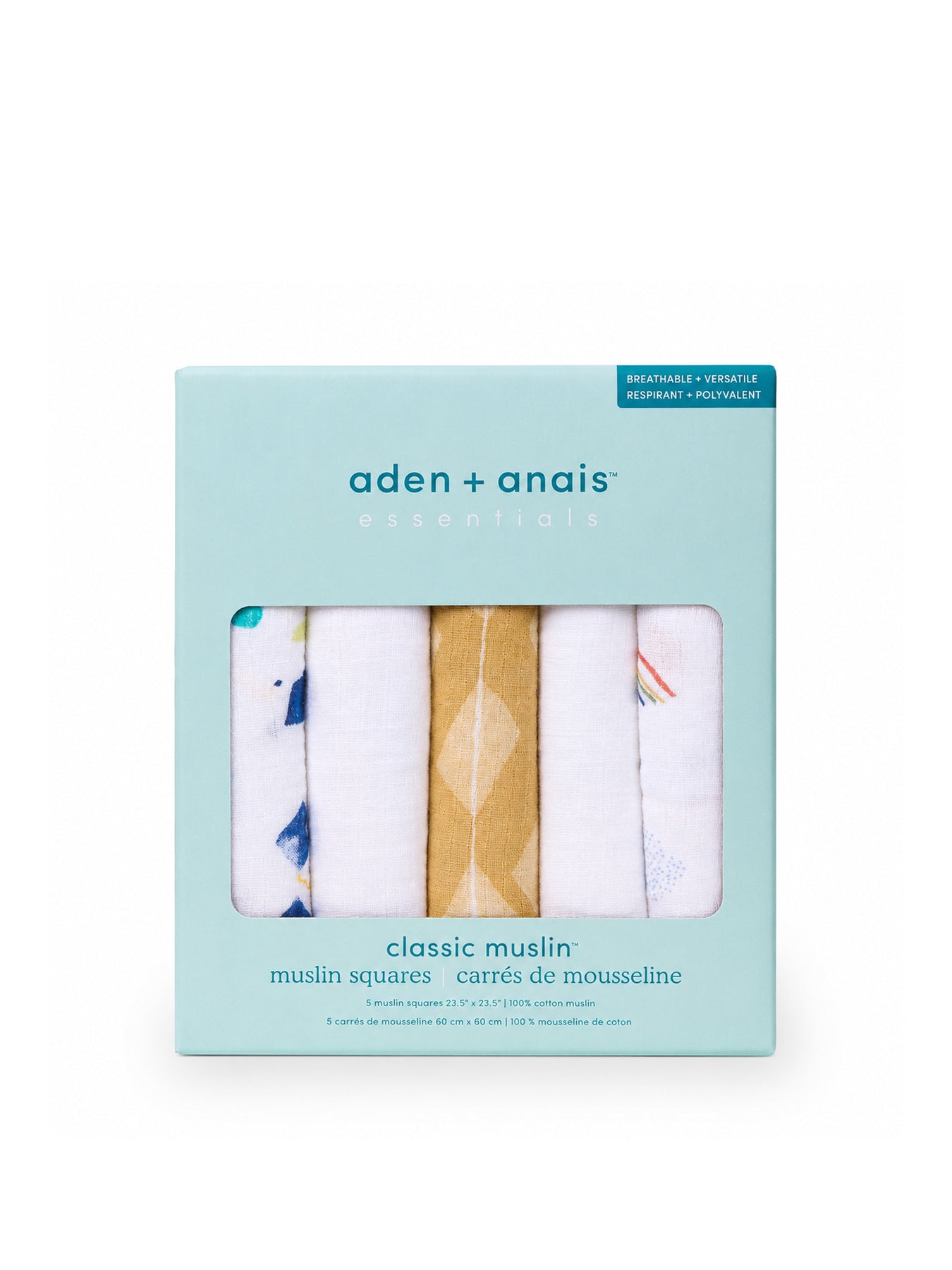 aden + anais Kite Parade Muslin Squares Pack of 5