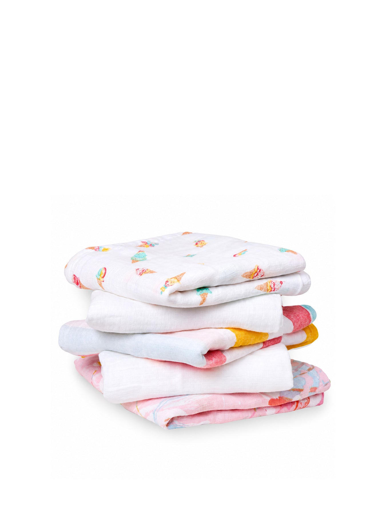aden + anais Ice Cream Dreams Muslin Squares Pack of 5