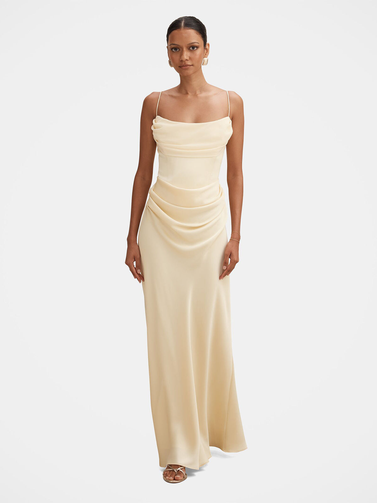 Women's Claudia Petite Corset Maxi Dress