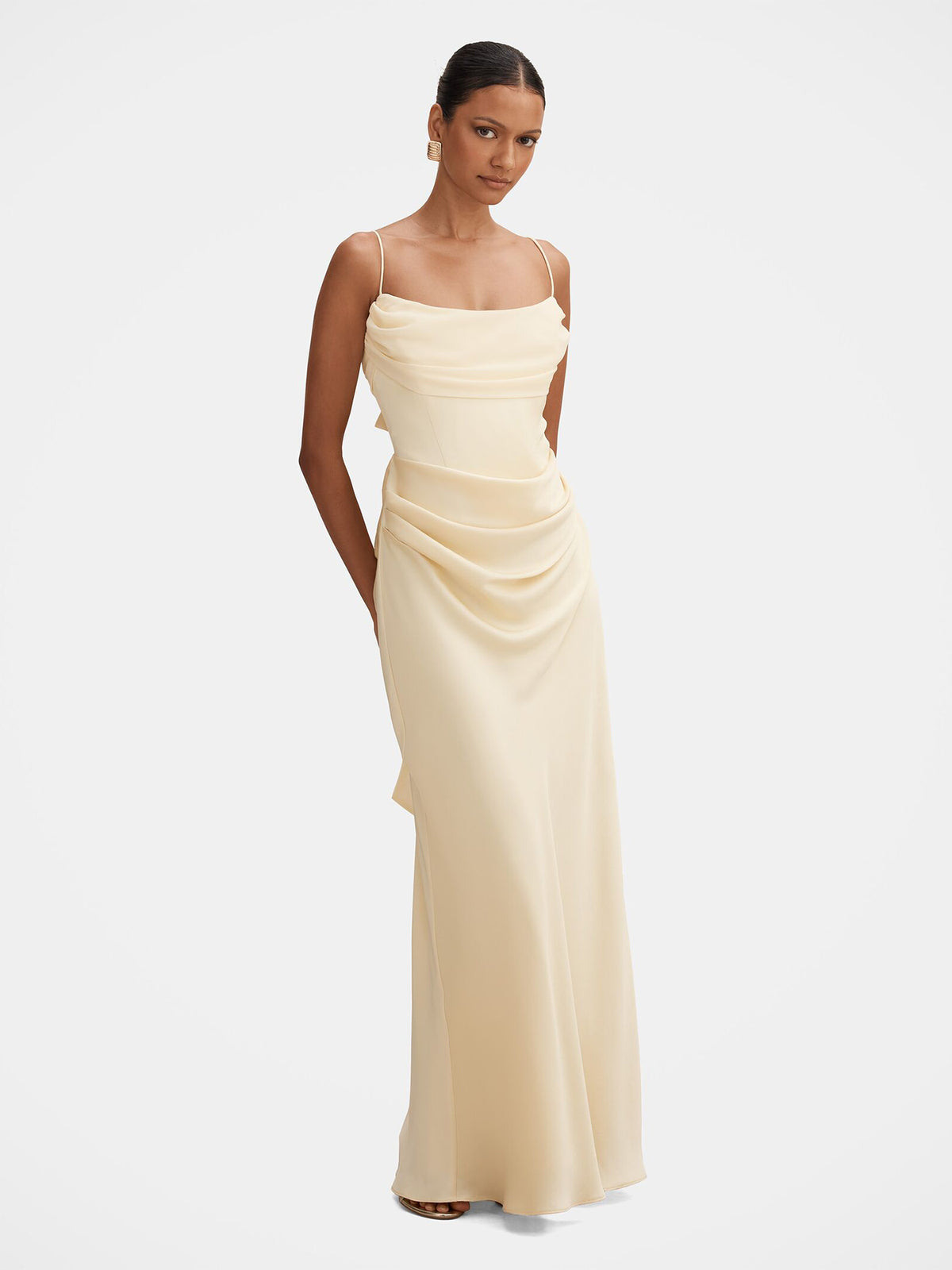 Women's Claudia Petite Corset Maxi Dress