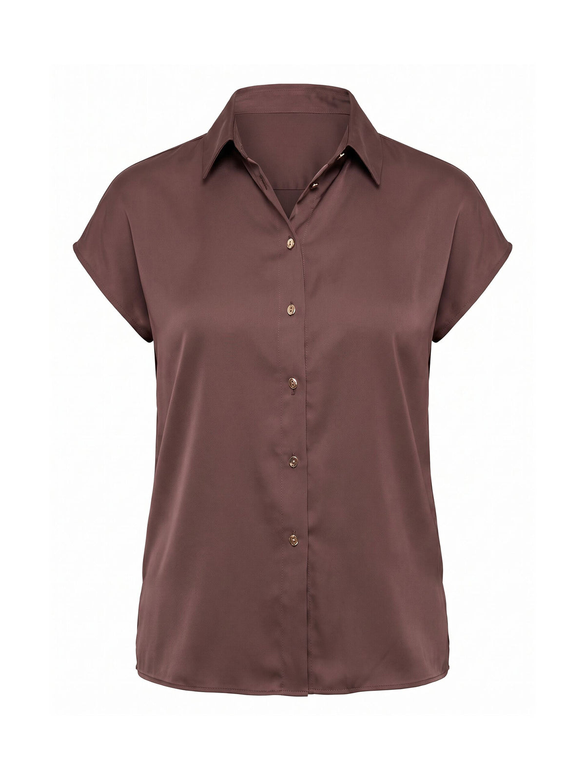 Nelly Grown-On Sleeve Shirt - Chocolate Brownie