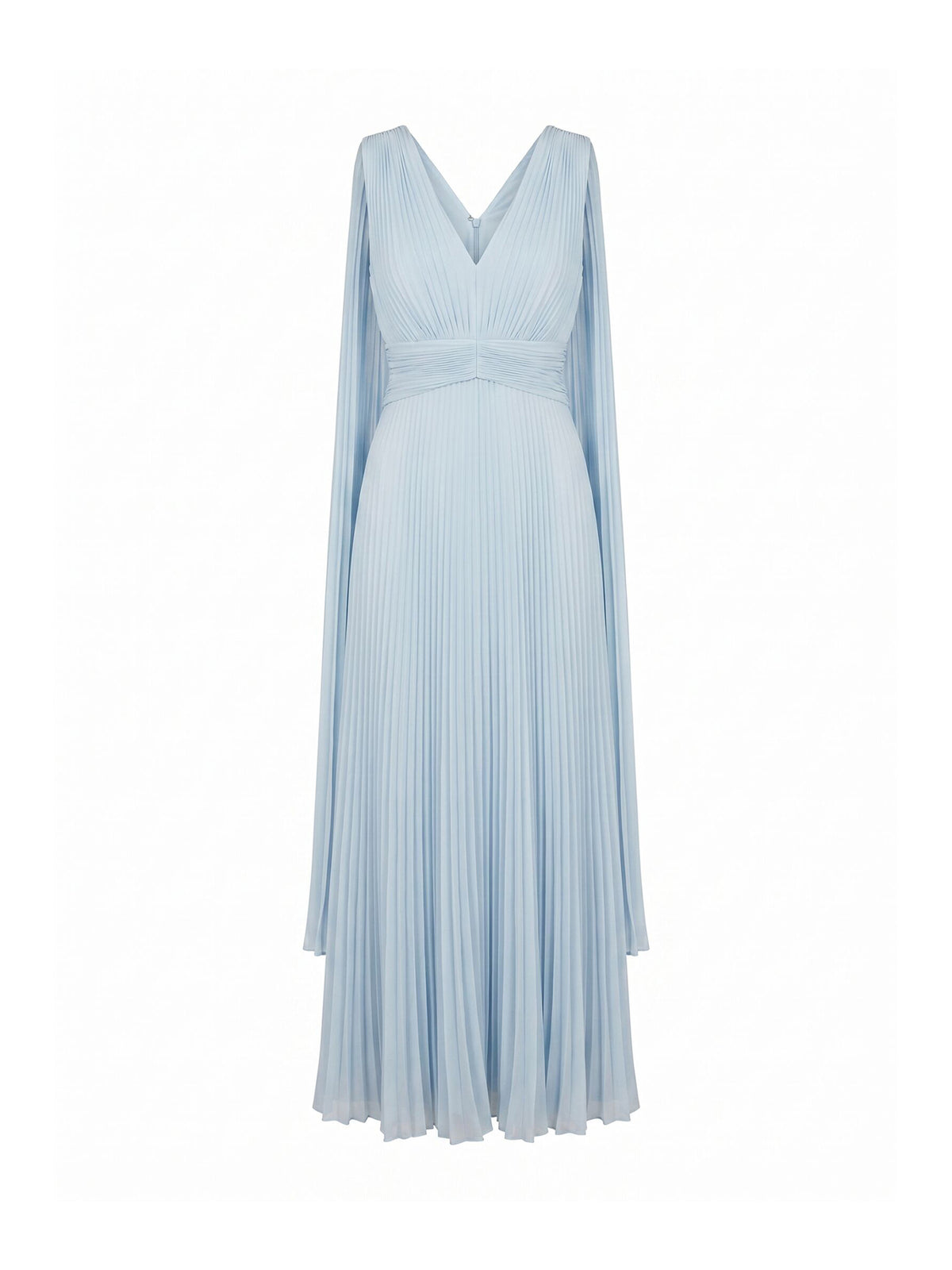 Women's Leia Pleated Cape Maxi Dress
