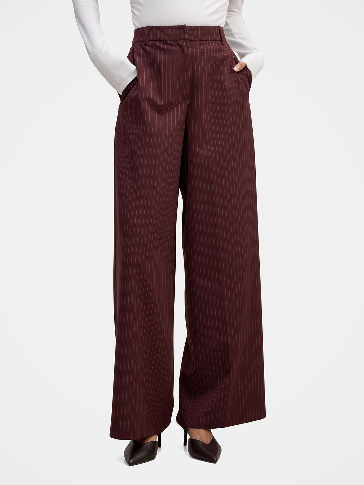 Women's Paloma Petite Wide Leg Trousers