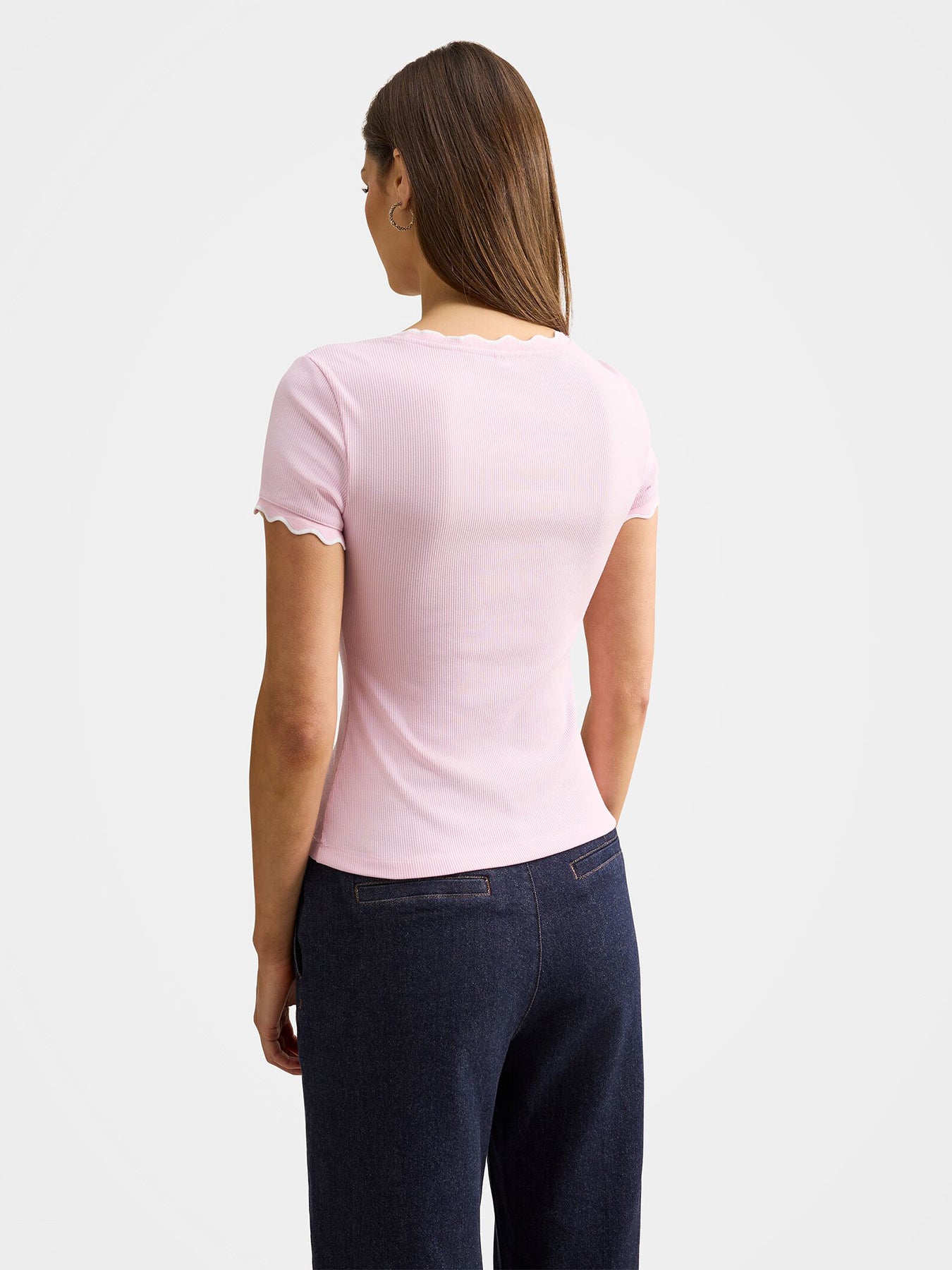 Women's Rebecca Scallop Trim T-Shirt