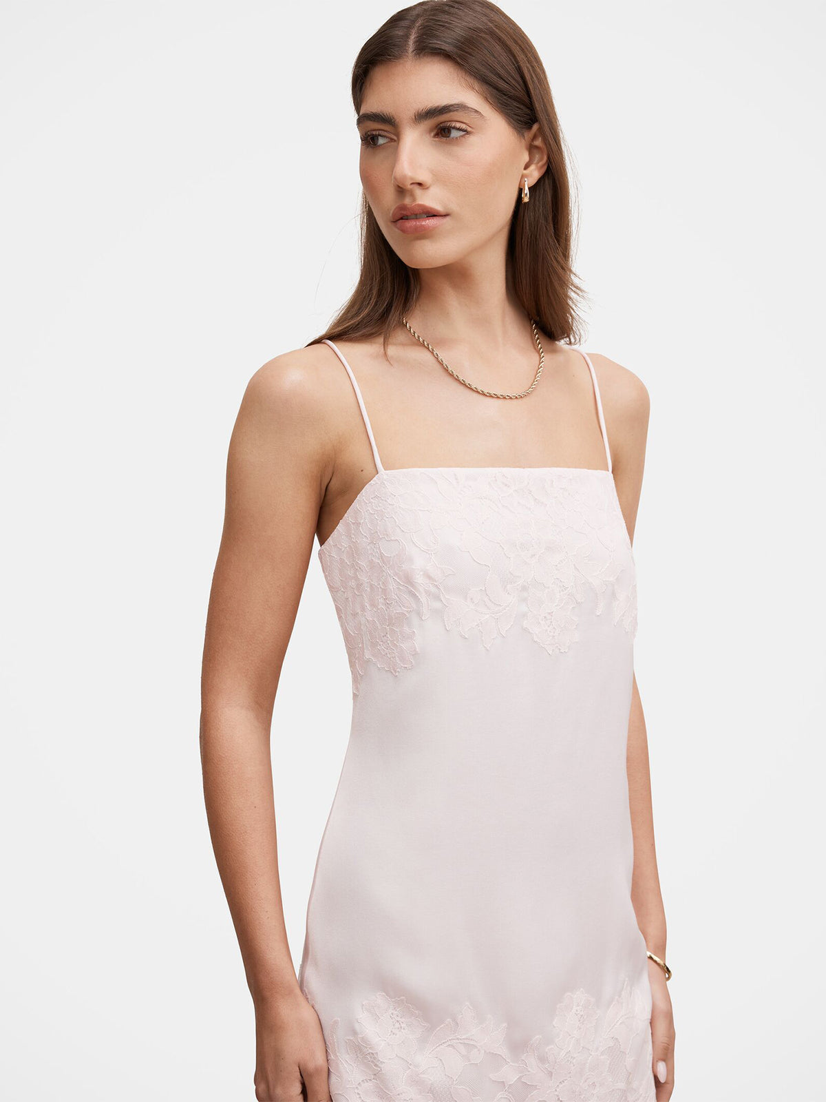 Women's Haven Lace Trim Mini Dress