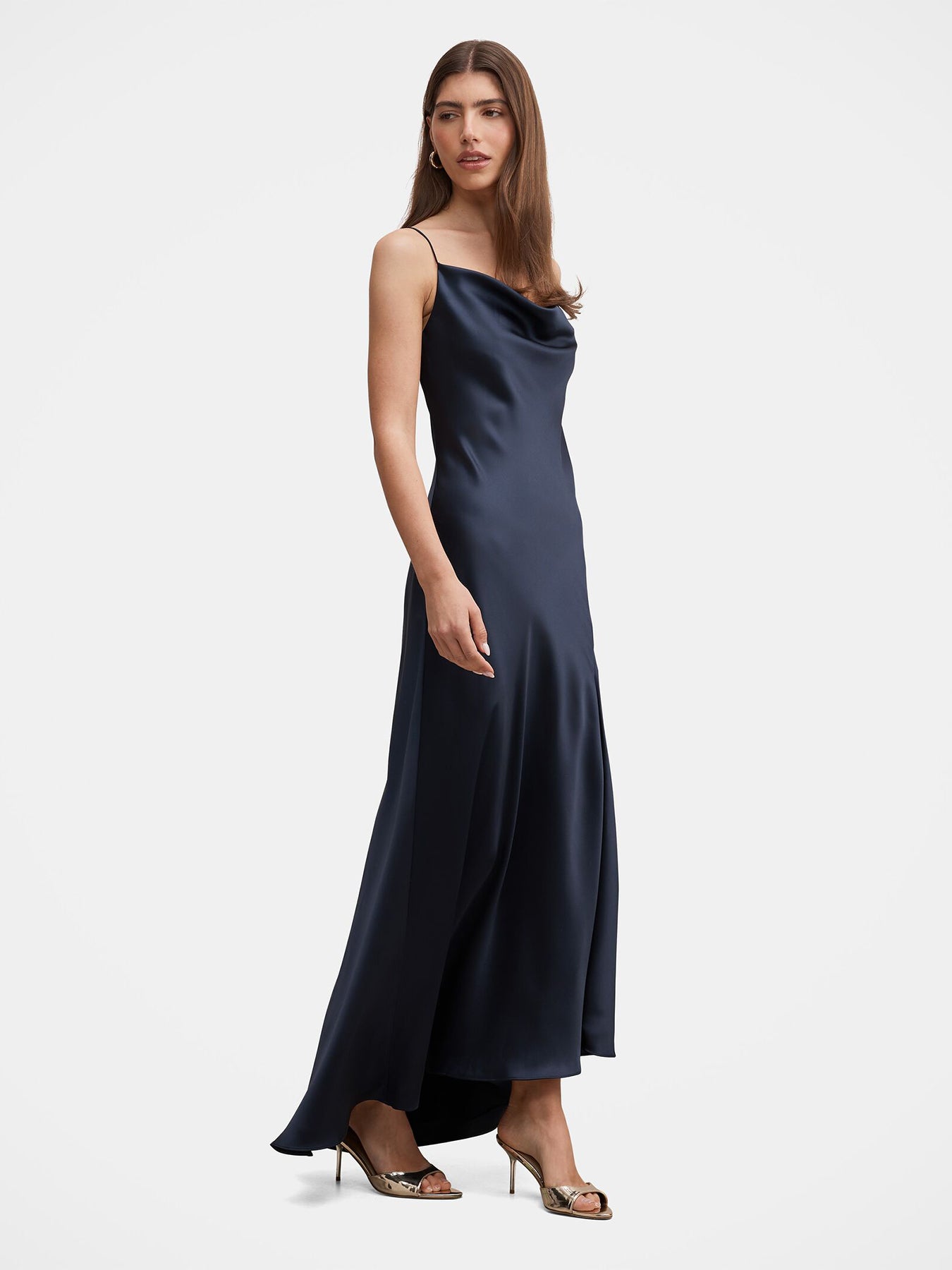 Women's Tilesha Satin Cowl Slip Maxi Dress
