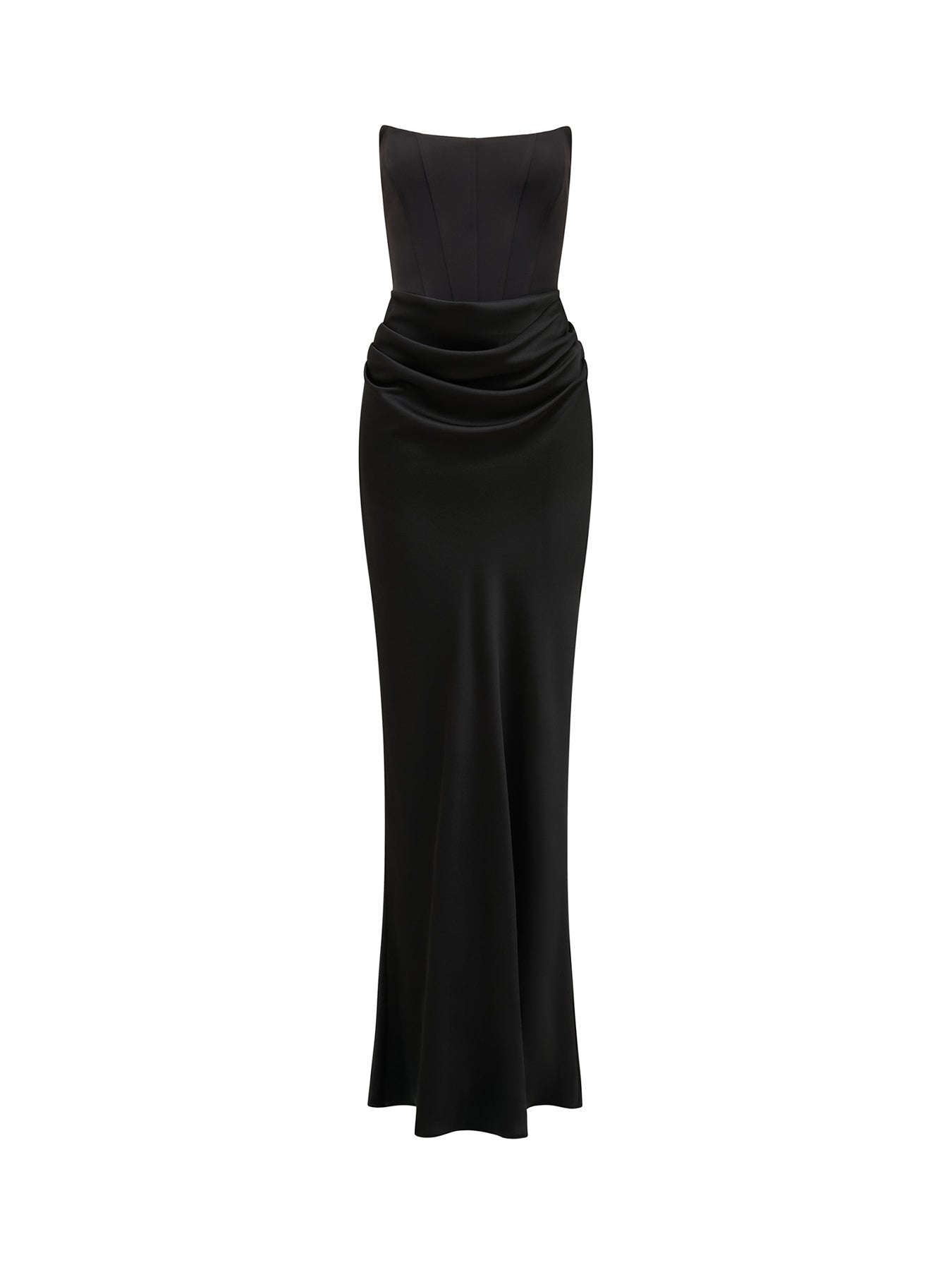 Women's Isra Drape Strapless Maxi Dress