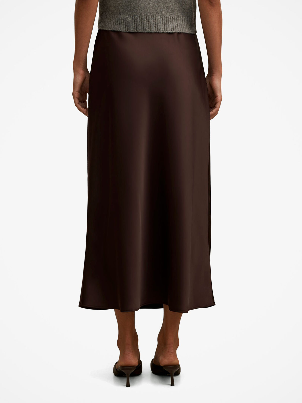 Women's Sally Satin Slip Skirt